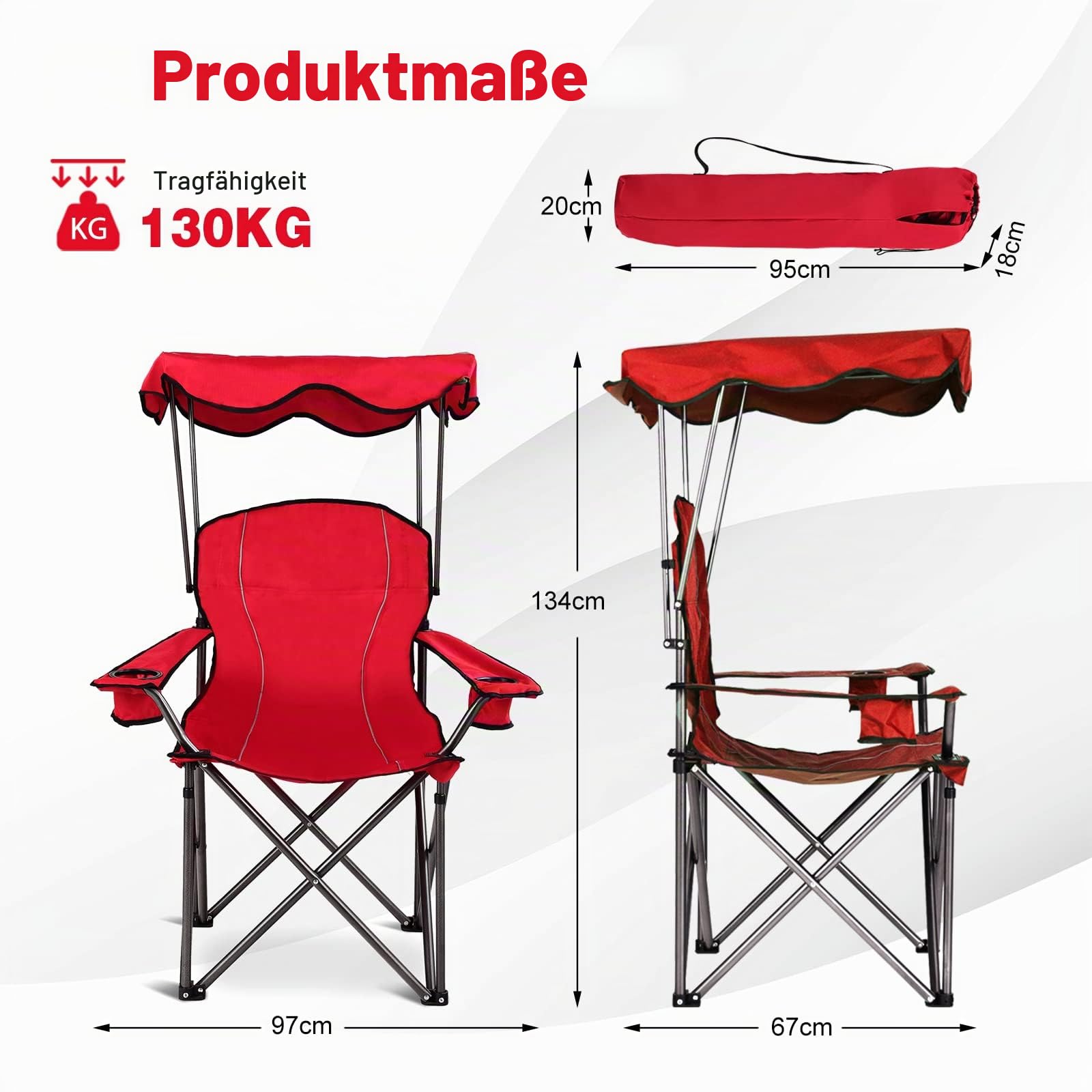 komfotteu-campingstuhl-mit-baldachin-faltbar-bis-130-kg-rot image 3