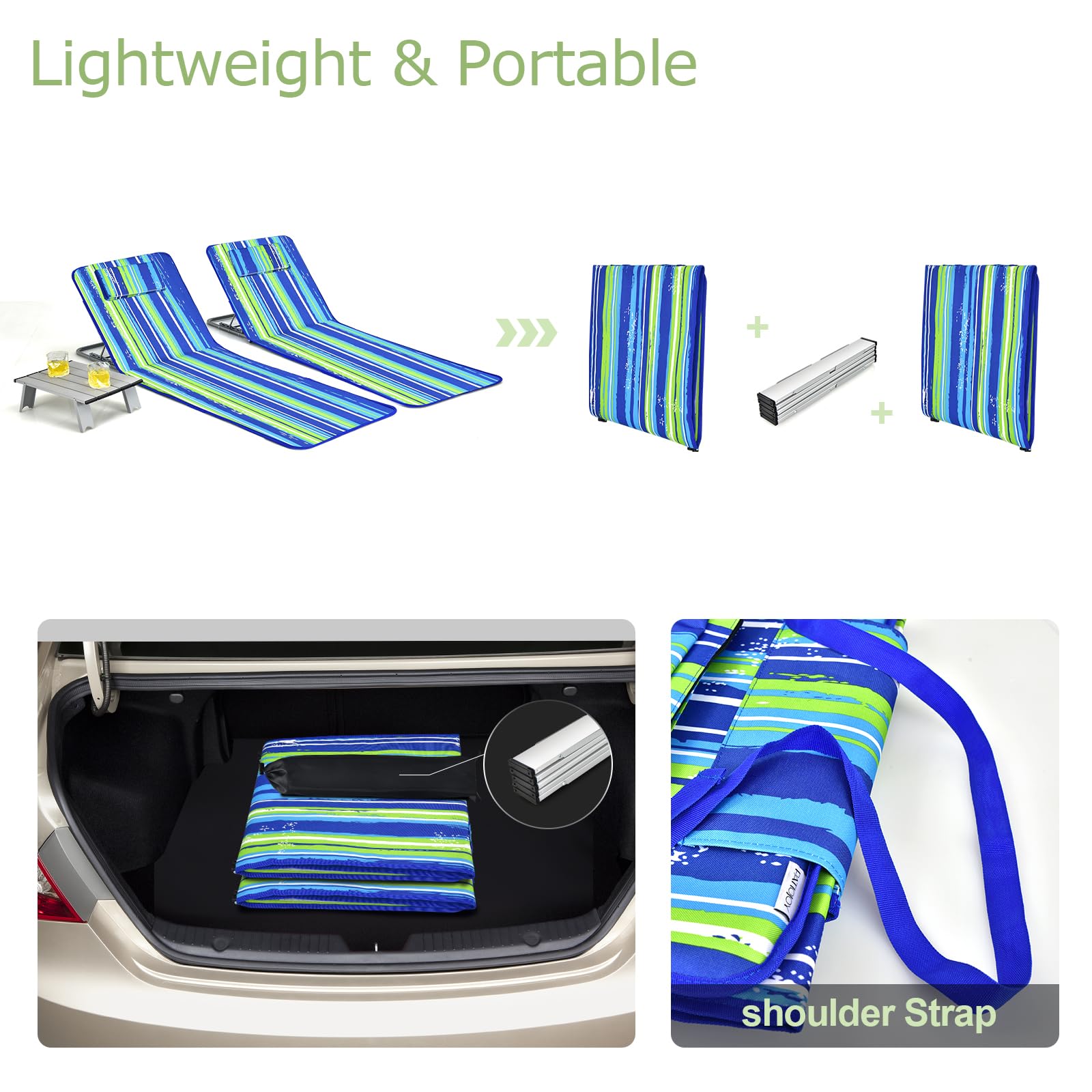 komfotteu-strandmatten-set-2-teilig-mit-tisch-kissen-tasche-blau-gr-n image 6