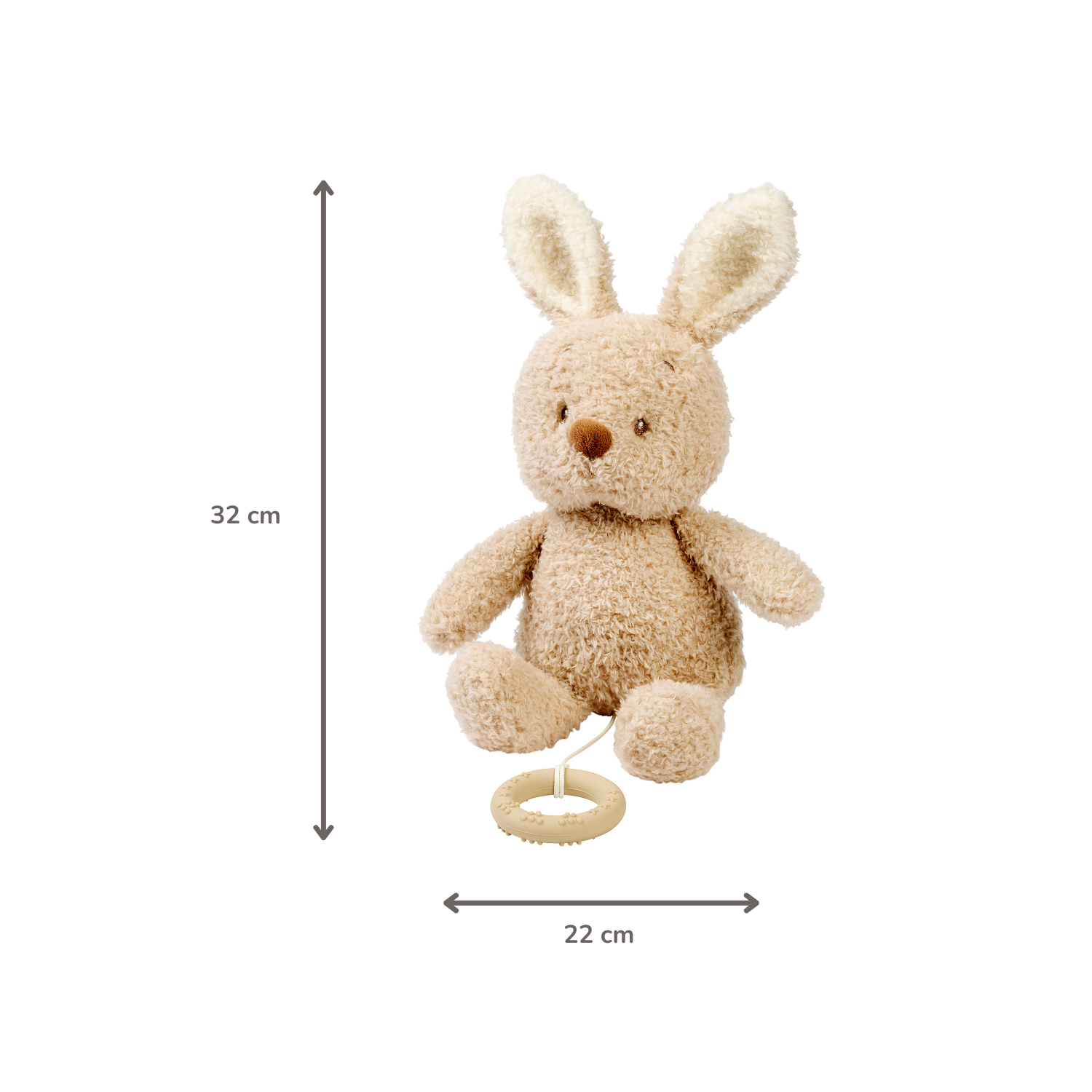 nattou-teddy-musik-kuscheltier-kaninchen-25-cm-beige image 6