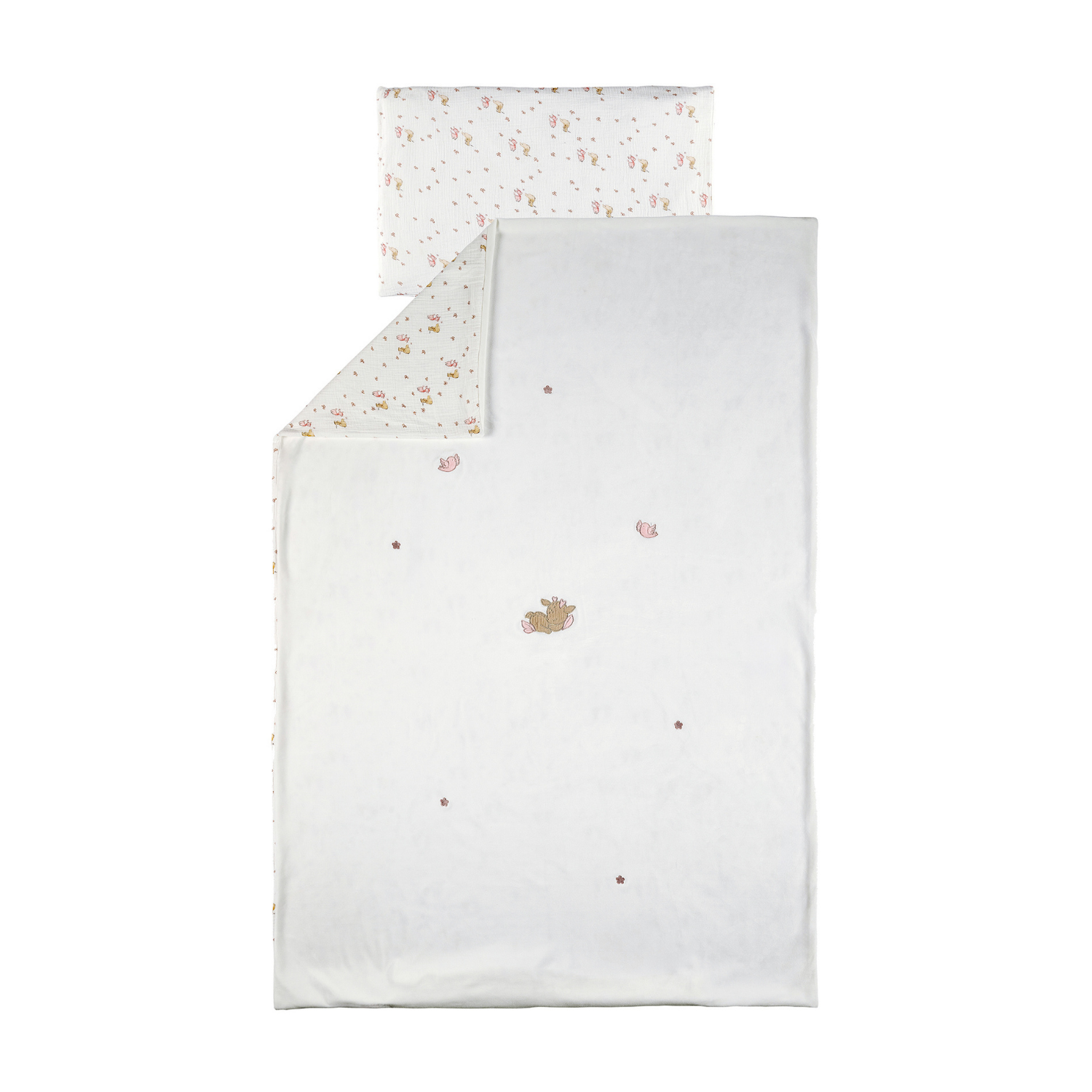 nattou-fanfan-baby-bettw-sche-velours-140x100-cm-kissenbezug-60x40-cm image 1