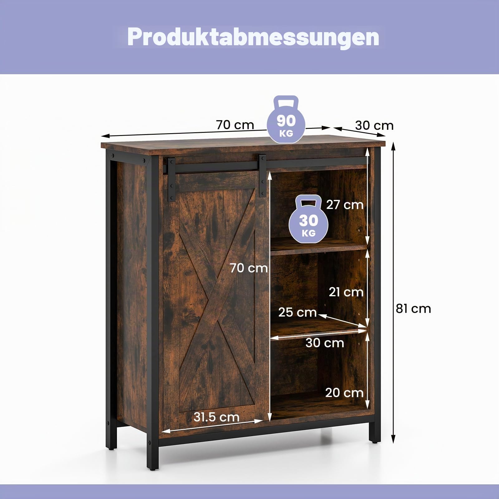 komfotteu-sideboard-schiebet-ren-70x30x81-cm-industrie-stil image 3