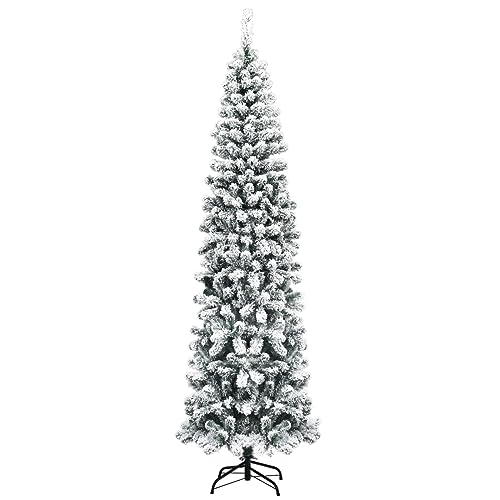 komfotteu-k-nstlicher-weihnachtsbaum-schneebedeckt-faltbar-227-cm image 8