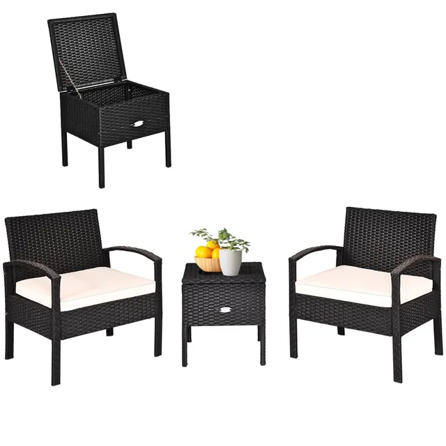 komfotteu-rattan-balkonset-3-tlg-mit-stauraum image 1