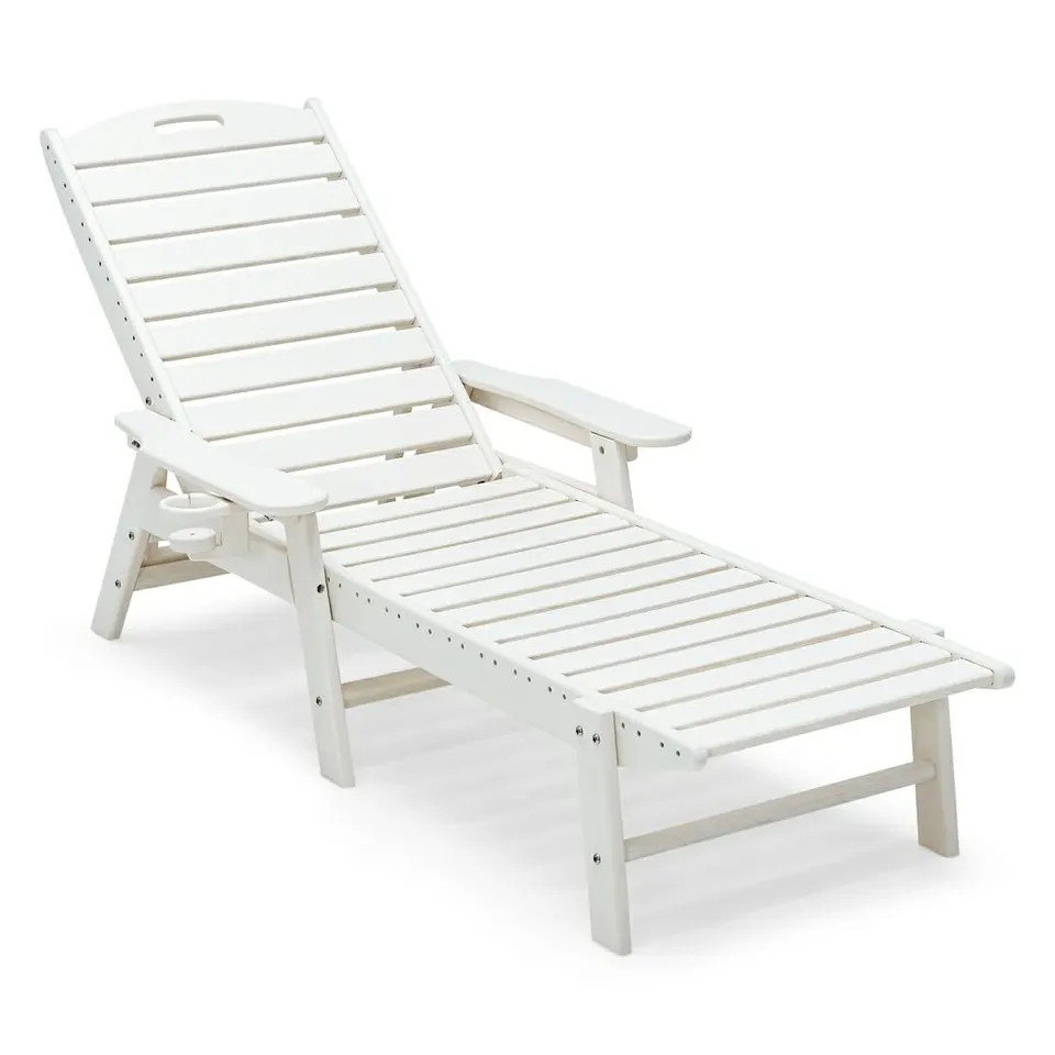 komfotteu-sonnenliege-gartenliege-hdpe-mit-armlehnen-und-getr-nkehalter-207-x-86 image 1