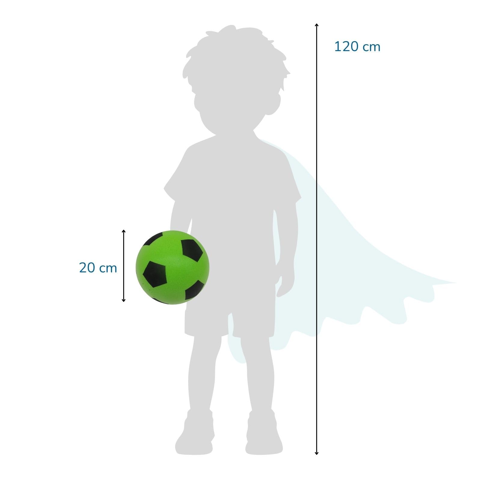 alldoro-soft-fu-ball-gr-n-20-cm-extra-weicher-schaumstoffball image 7