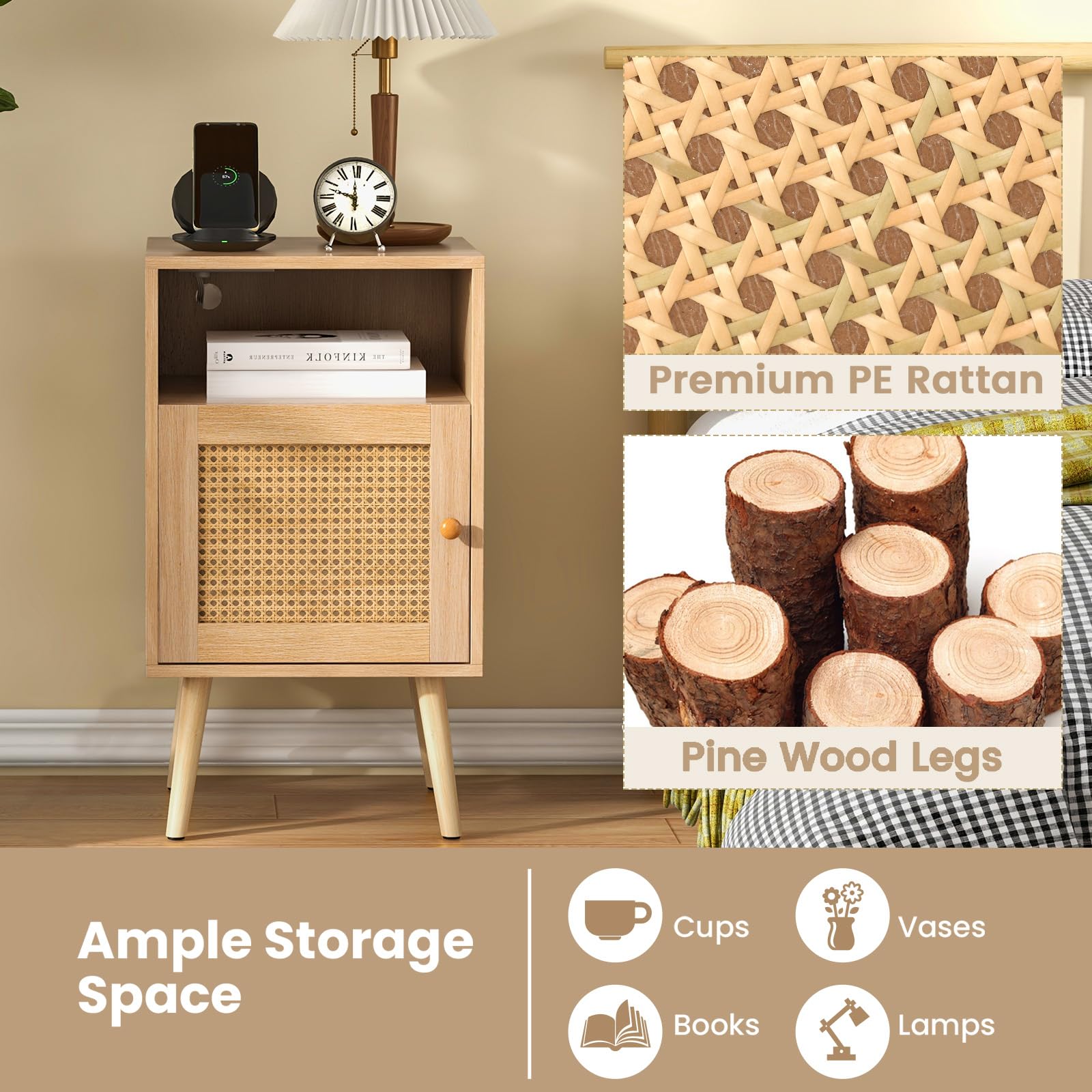 komfotteu-nachttisch-aus-holz-mit-rattant-r-40x39x70-cm-natur-2er-set image 4