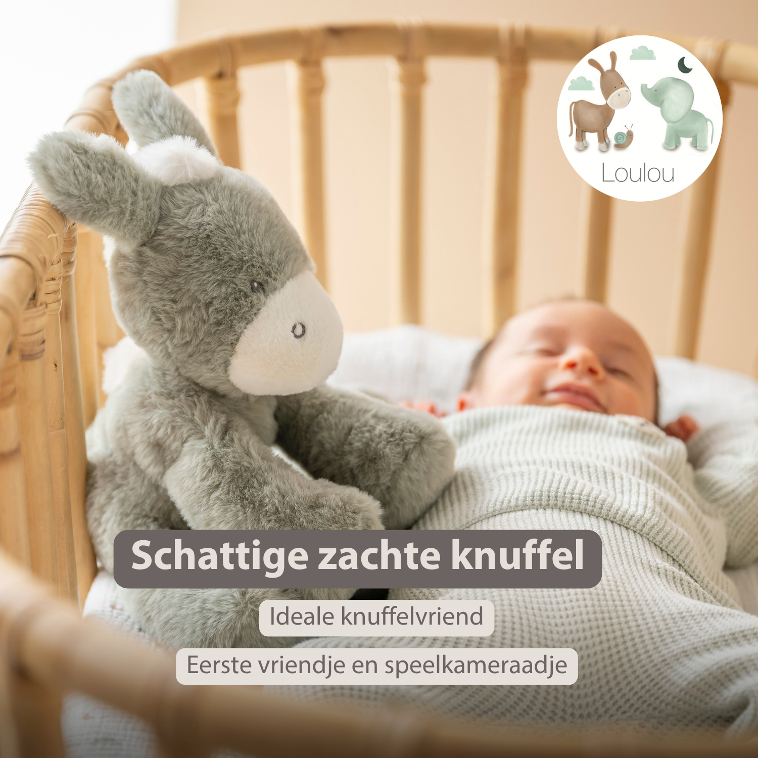 nattou-loulou-kuscheltier-esel-30-cm-dunkelgr-n image 8