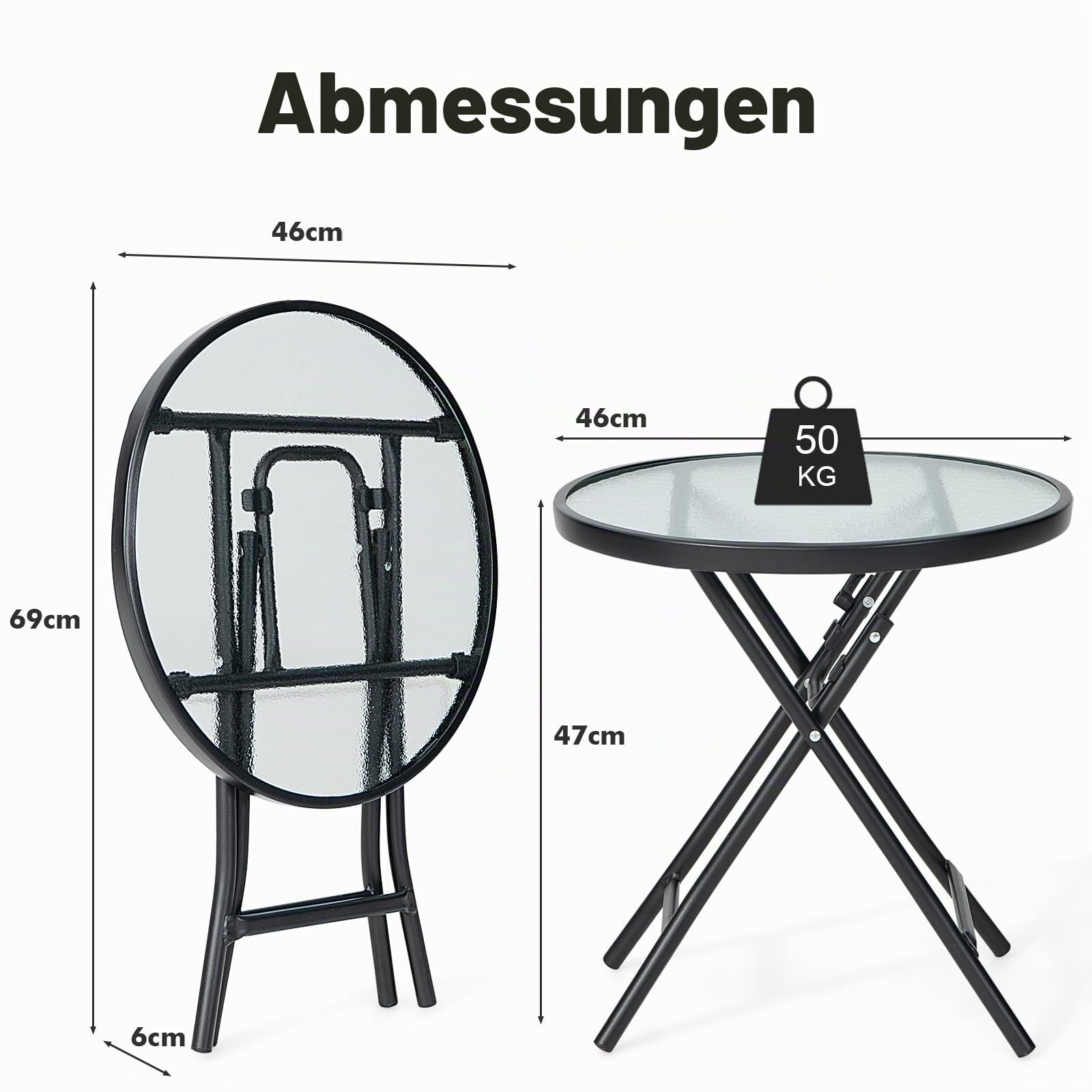 komfotteu-gartentisch-rund-klappbar-46x47-cm-glas-metall image 3