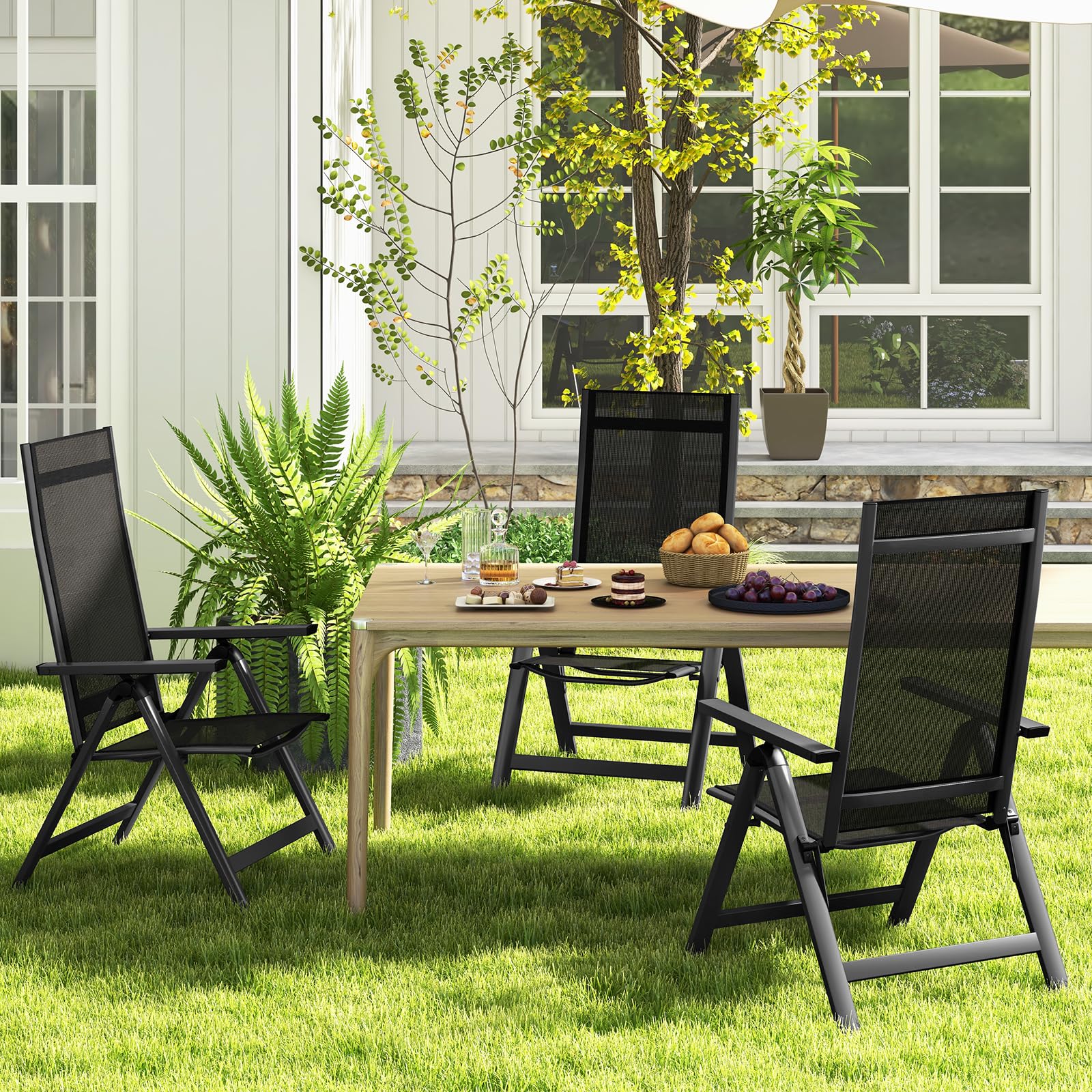 komfotteu-klappstuhl-gartenstuhl-2er-set-verstellbar-mit-armlehne image 7