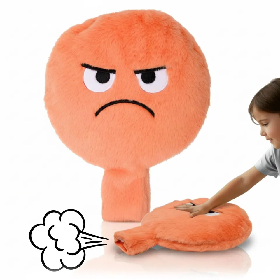 alldoro-xxl-pl-sch-furzkissen-grumpy-rot-20-5-cm-mit-sound image 1