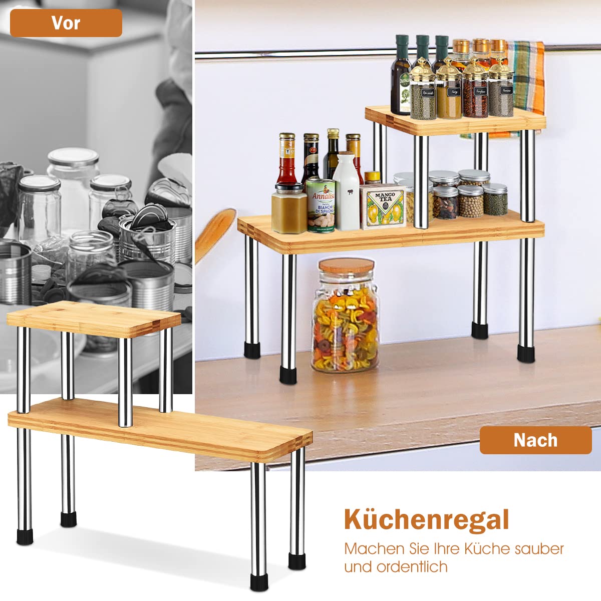 komfotteu-k-chenregal-bambus-edelstahl-gew-rzregal-2-ablagen-verstellbar image 7