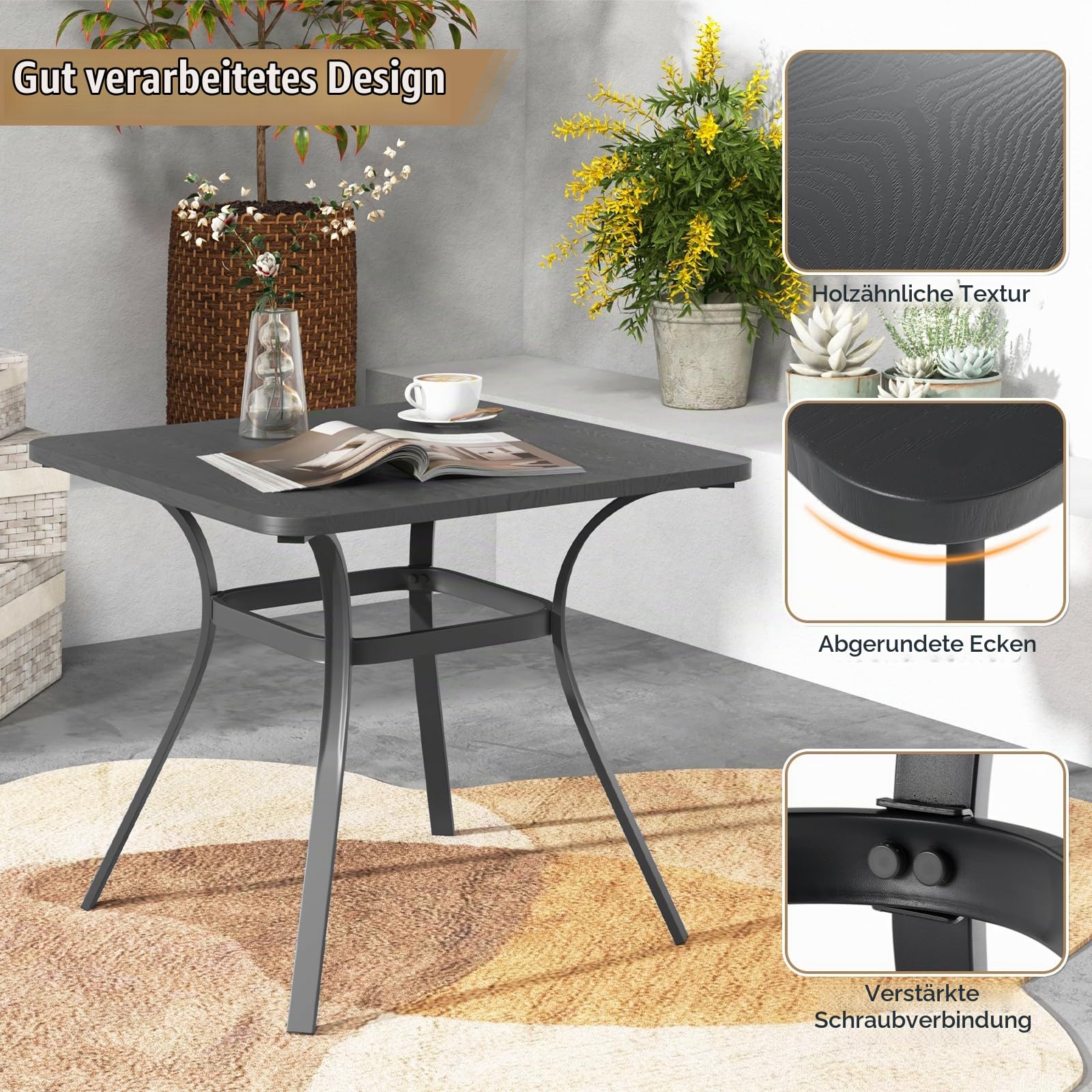 komfotteu-gartentisch-80x80-cm-metall-f-r-4-personen-balkontisch image 5