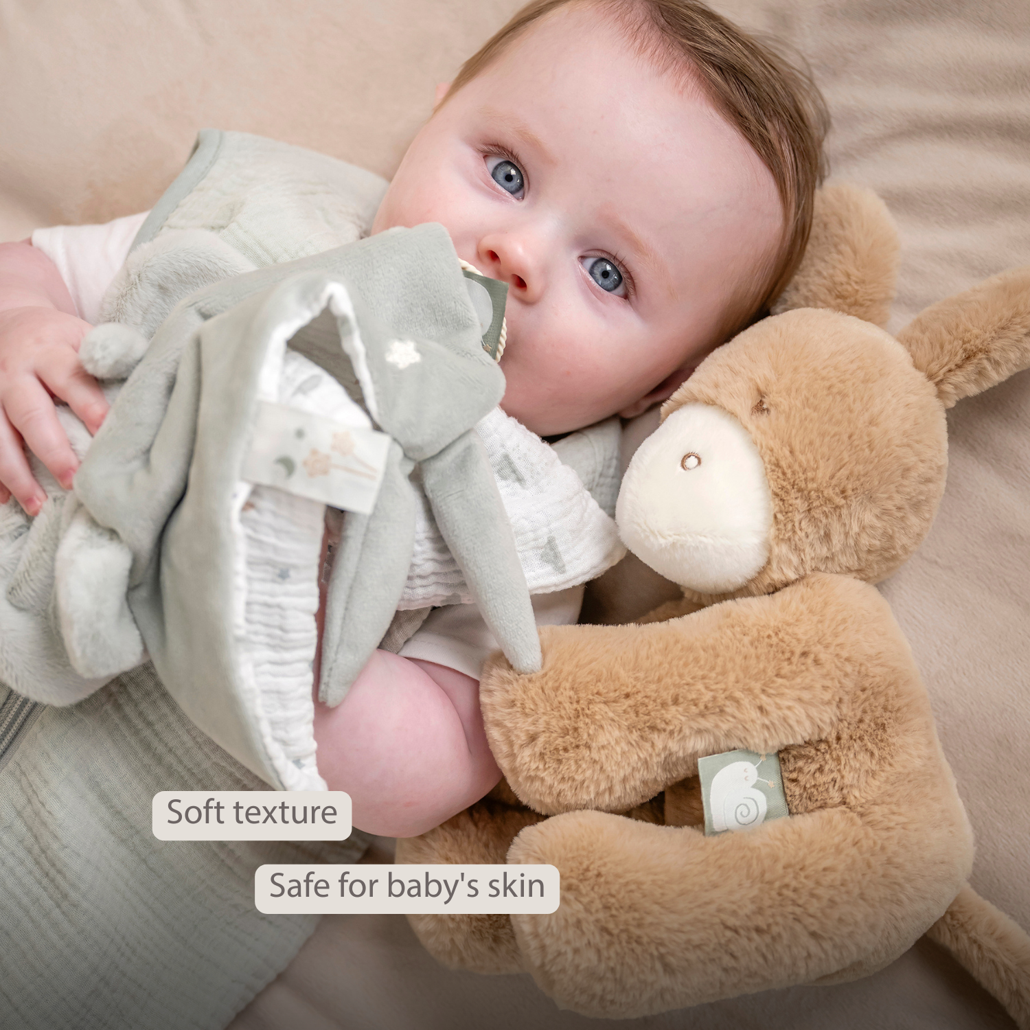 nattou-loulou-kuscheltier-esel-30-cm-karamell image 5