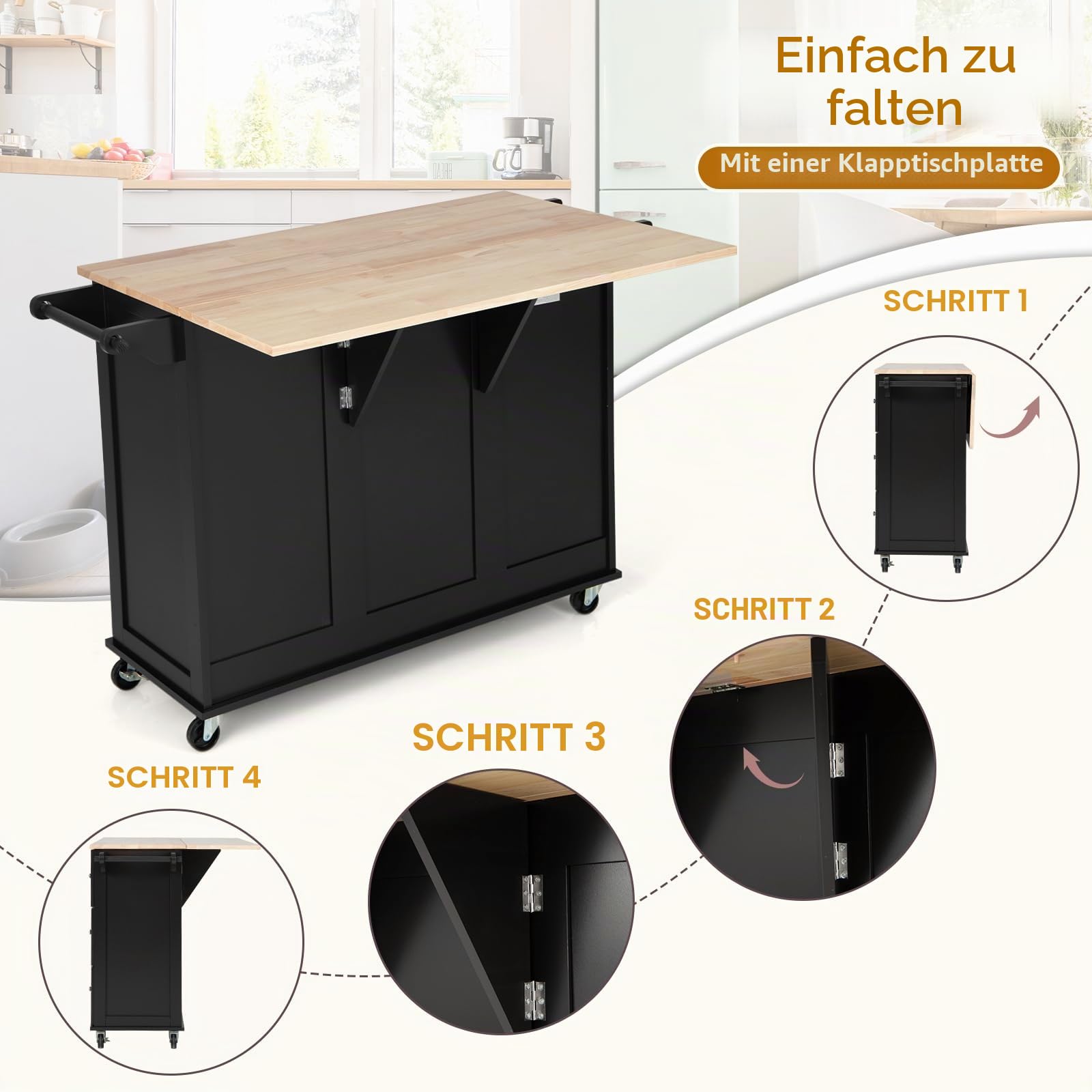 komfotteu-k-chenwagen-mit-klappbarer-arbeitsplatte-k-cheninsel-holz-auf-rollen-s image 3