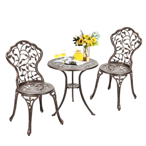 komfotteu-bistro-set-3-teilig-aus-aluminiumguss-mit-blattmuster image 8