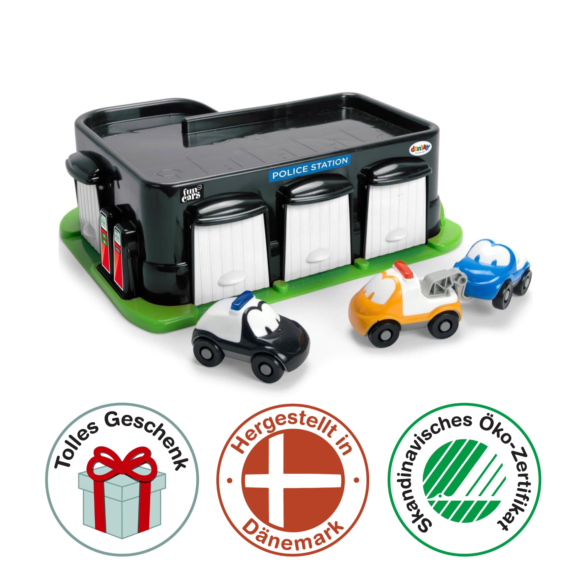 dantoy-7522-garage-polizeistation-spielset-classic image 4