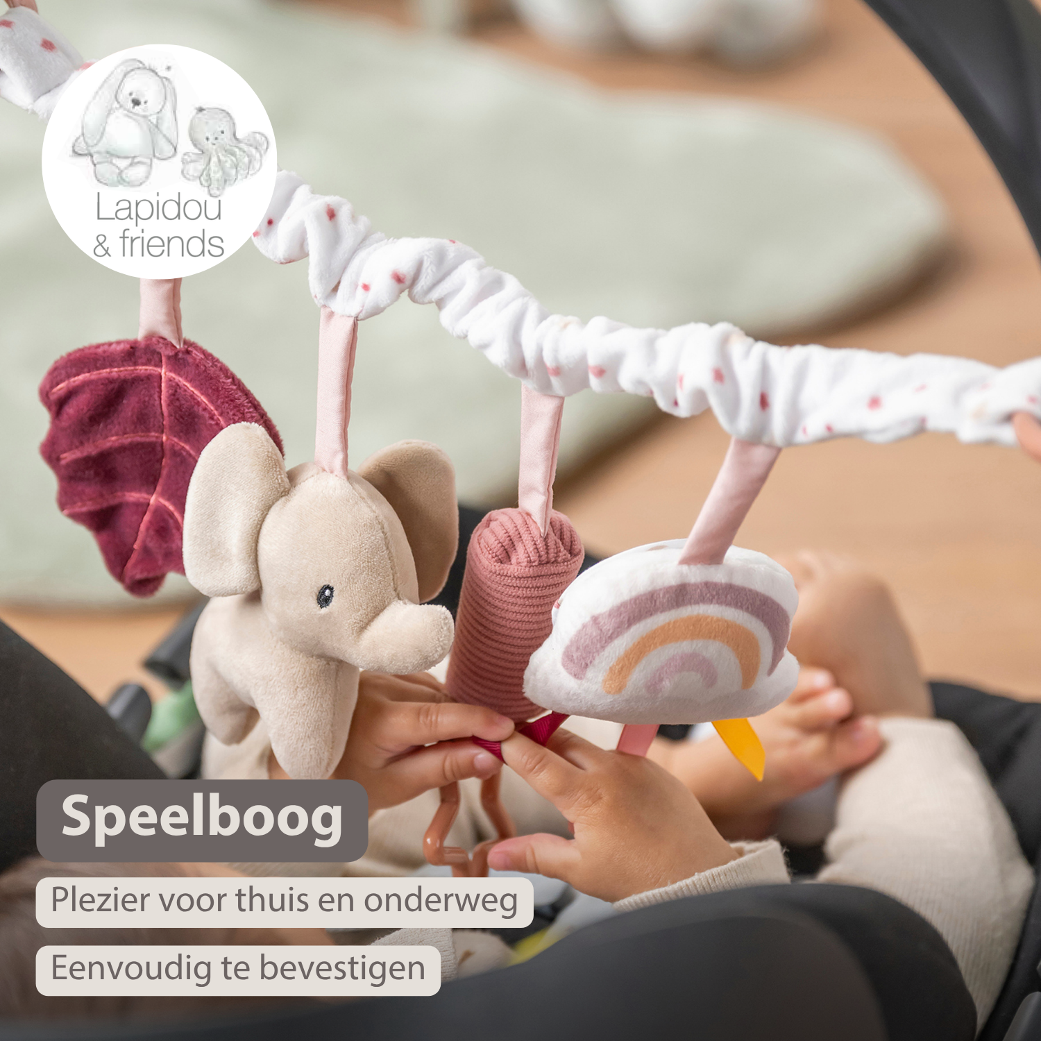 nattou-lapidou-kinderwagen-aktivit-tsspielbogen-zartrosa image 7