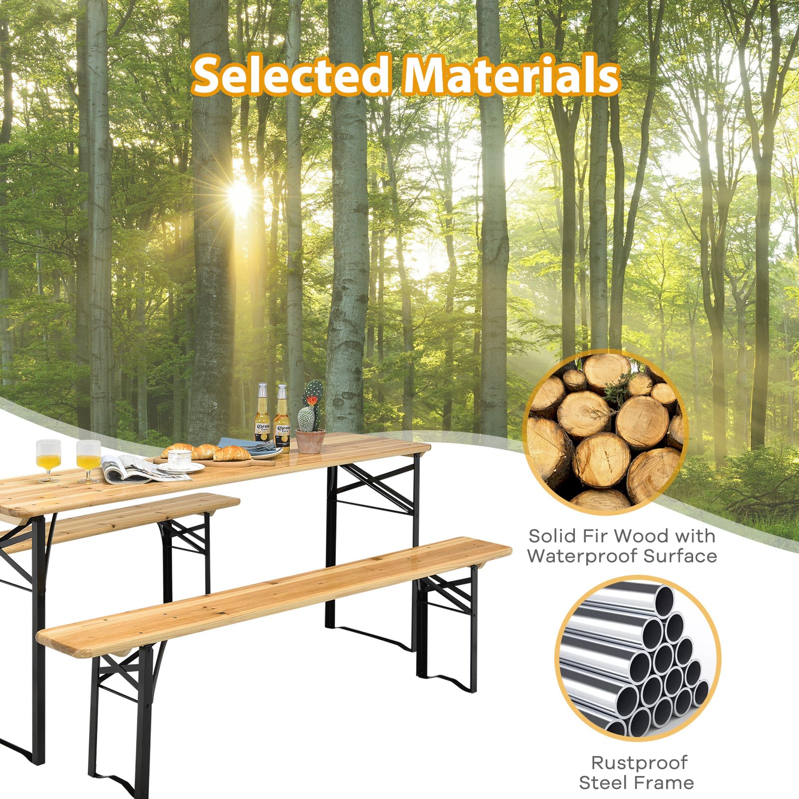 komfotteu-bierzeltgarnitur-klappbar-176x46x76-cm-biertisch-2-bierb-nke-holz image 5