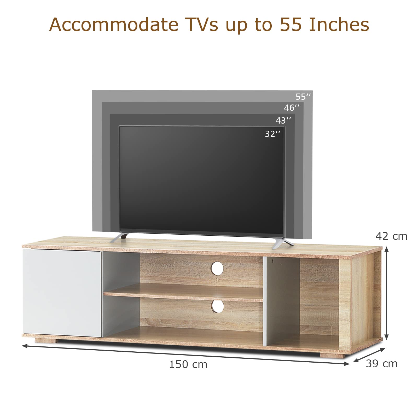 komfotteu-tv-lowboard-150-cm-f-r-55-zoll-natur-wei image 6