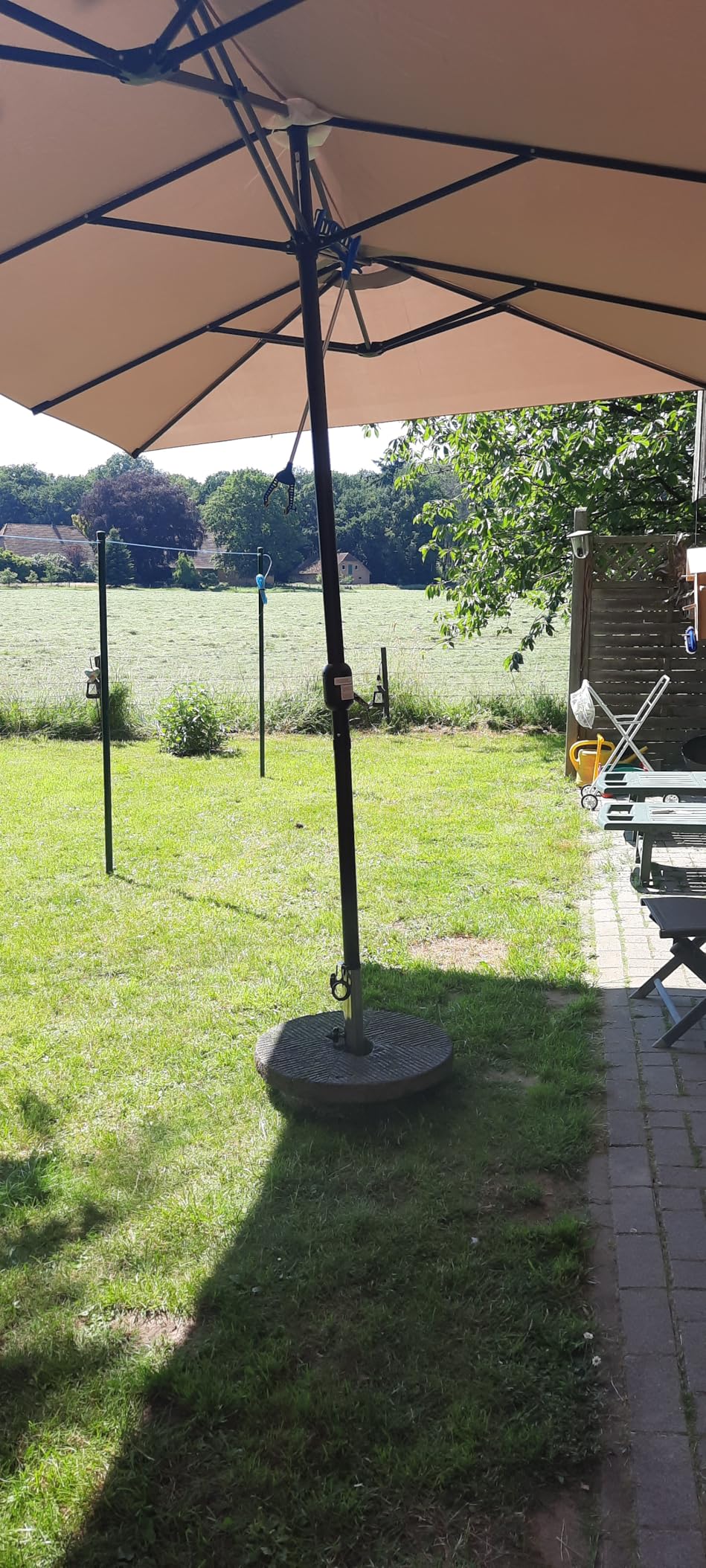 Gut für große Terrasse