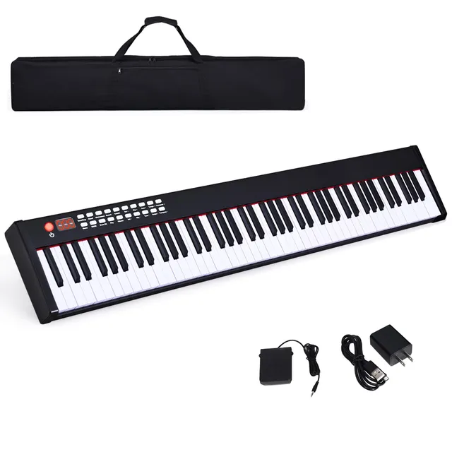komfotteu-digitales-piano-88-tasten-elektroklavier-mit-bluetooth image 1