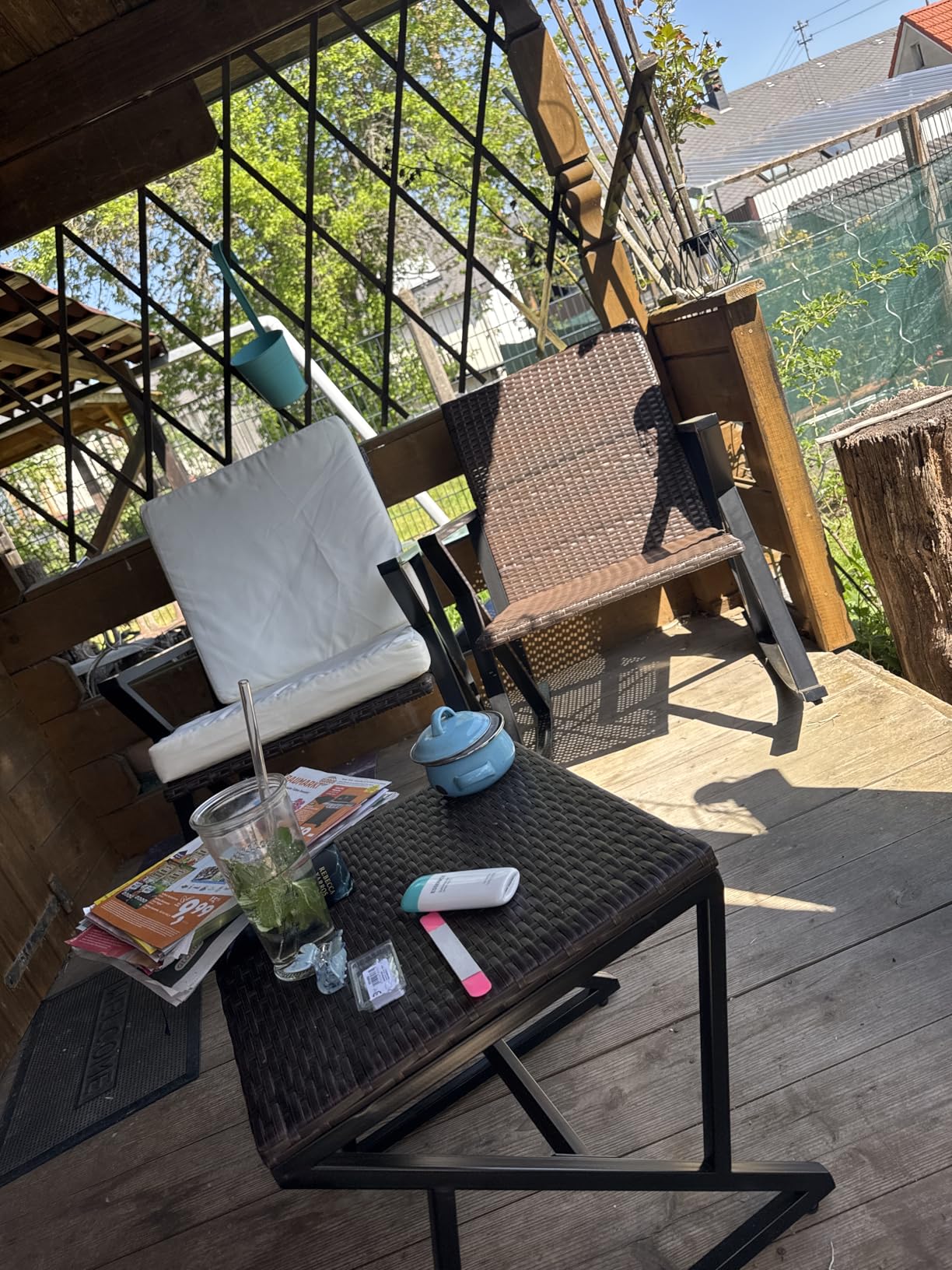 Lieblingsplatz auf dem Balkon