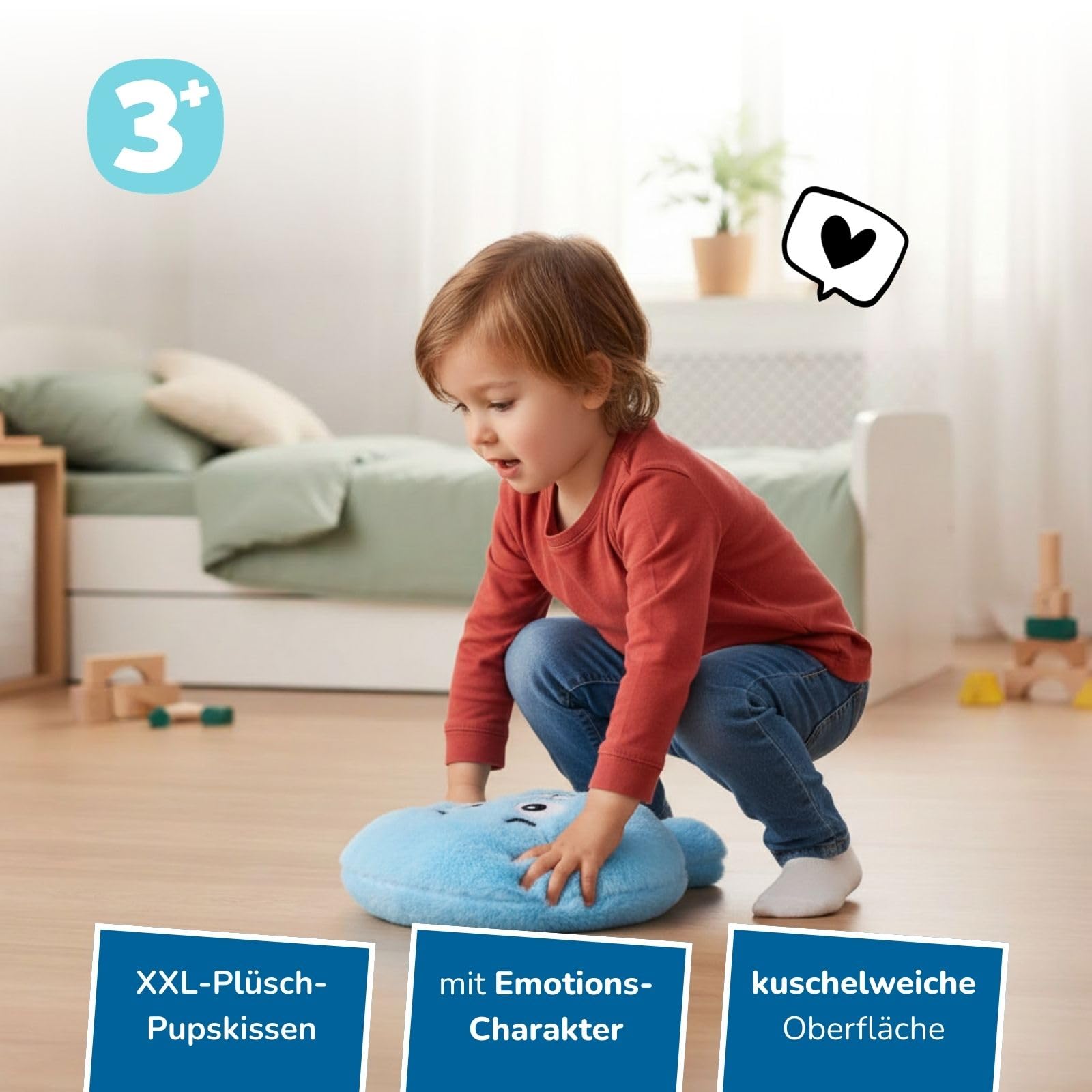 alldoro-xxl-pl-sch-furzkissen-bibber-blau-20-5-cm-mit-sound image 2
