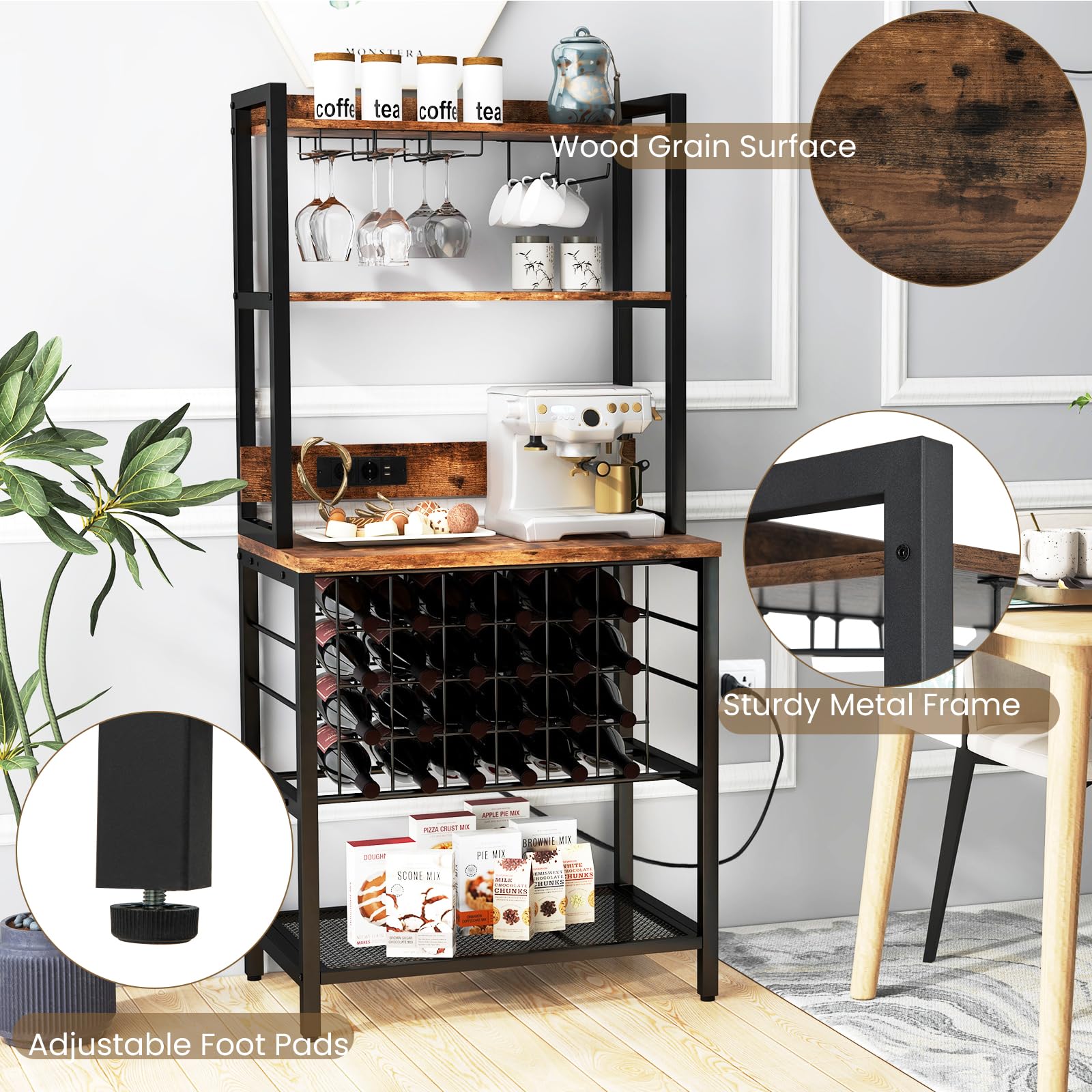 komfotteu-weinregal-4-etagen-76x48x163-cm-f-r-24-flaschen-k-chenregal-mit-steckd image 4