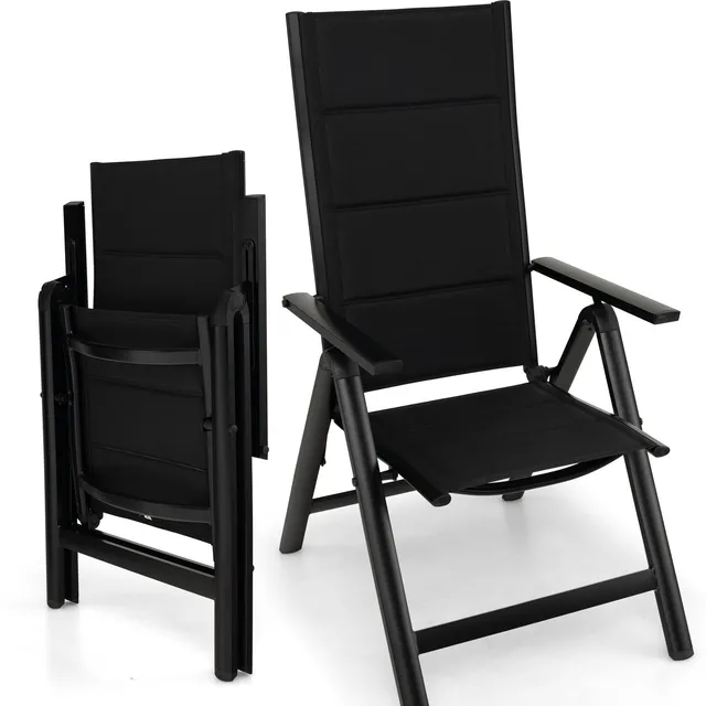 komfotteu-klappstuhl-mit-7-fach-verstellbarer-r-ckenlehne image 1