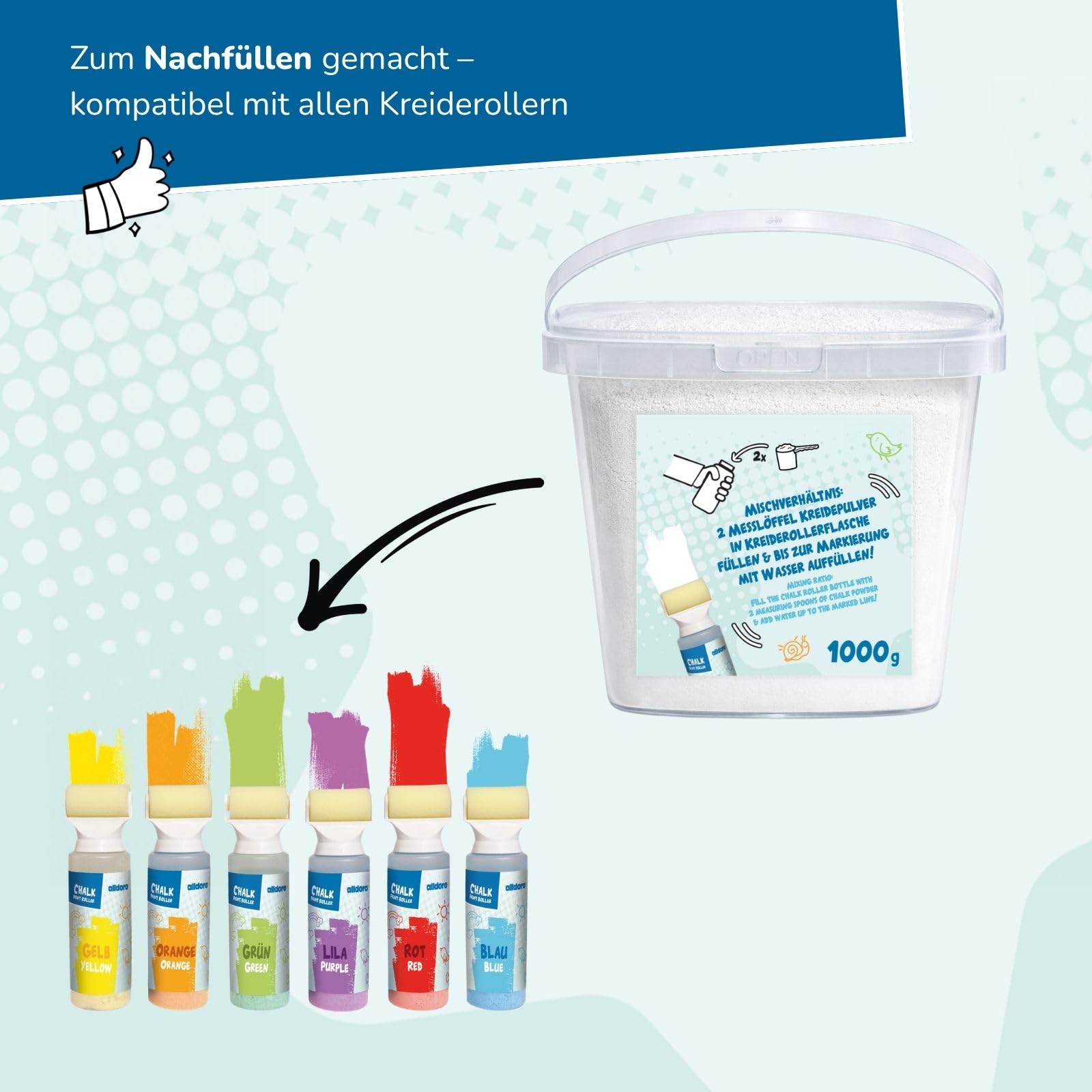 alldoro-wei-es-kreidepulver-1-kg-eimer-mit-messl-ffel-nachf-llpack image 5
