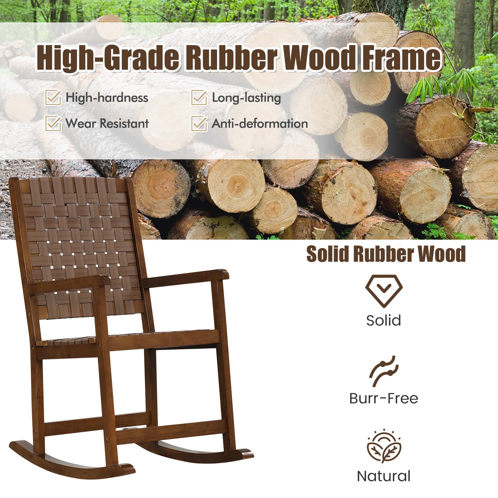 komfotteu-schaukelstuhl-aus-holz-pu-relaxstuhl-mit-flecht-r-ckenlehne-braun-bis- image 5