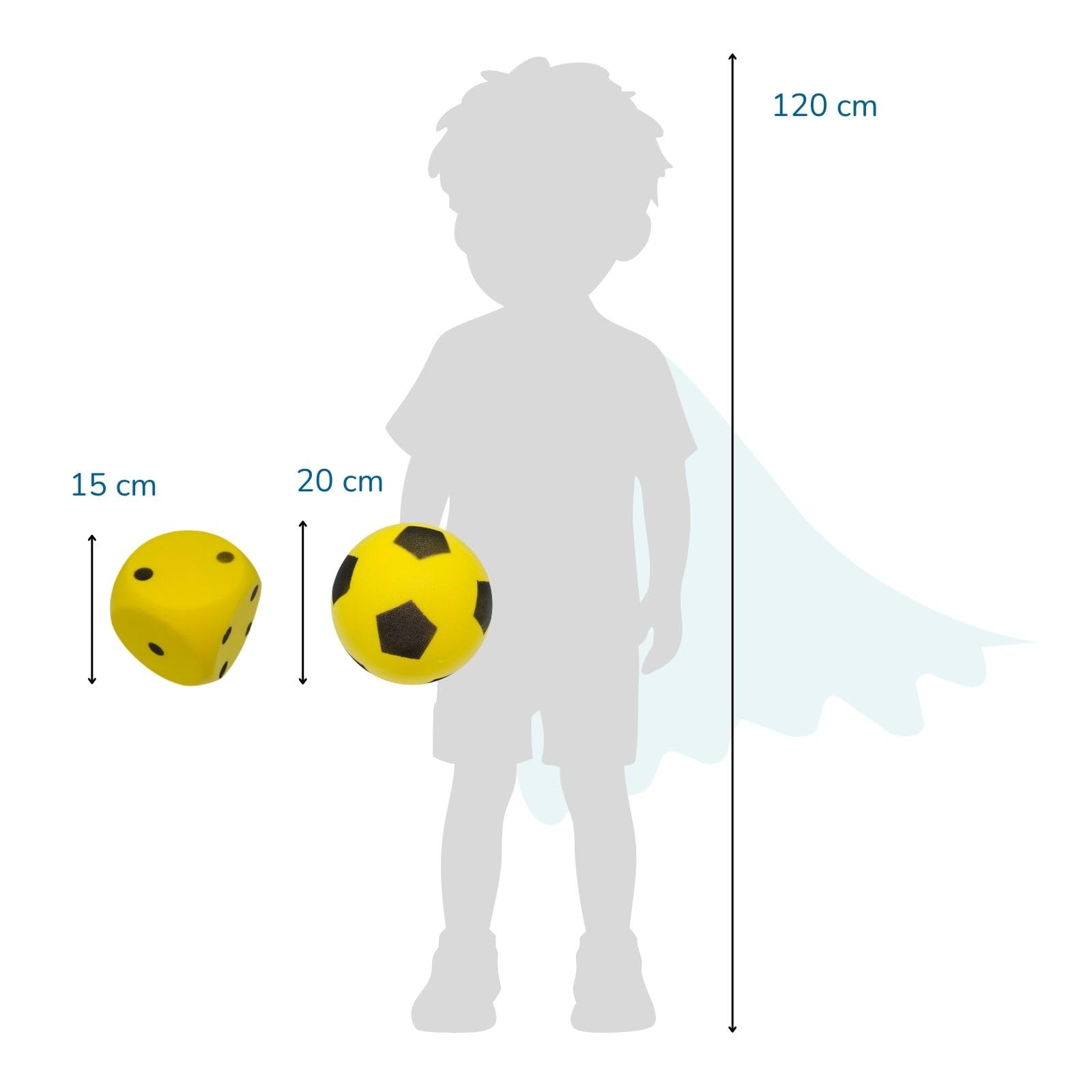 alldoro-schaumstoffball-schaumstoffw-rfel-set-20-cm-extra-weich image 7