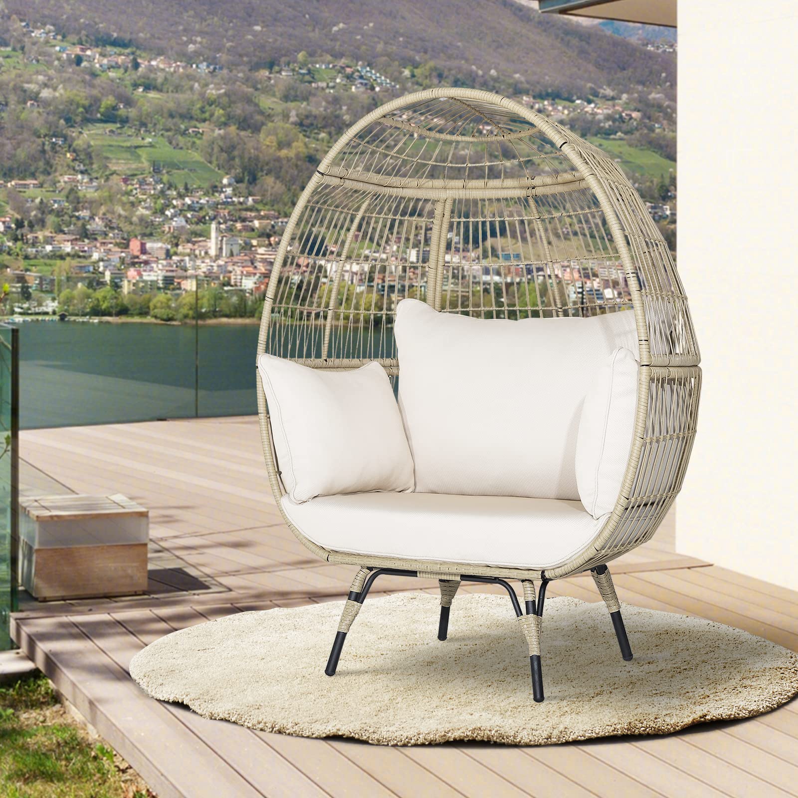 komfotteu-rattan-eiform-sessel-vogelk-fig-sofastuhl-mit-kissen image 7