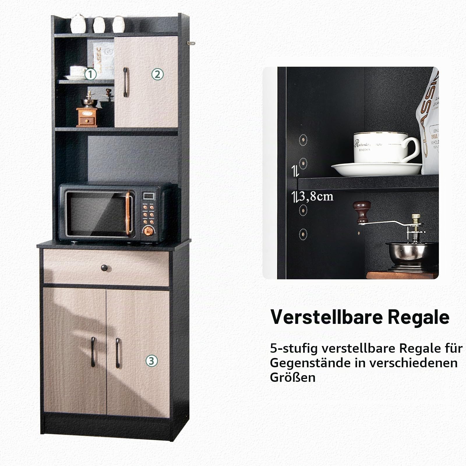 komfotteu-buffetschrank-hochschrank-60x40x180-cm-dunkelschwarz-mit-3-t-ren image 4