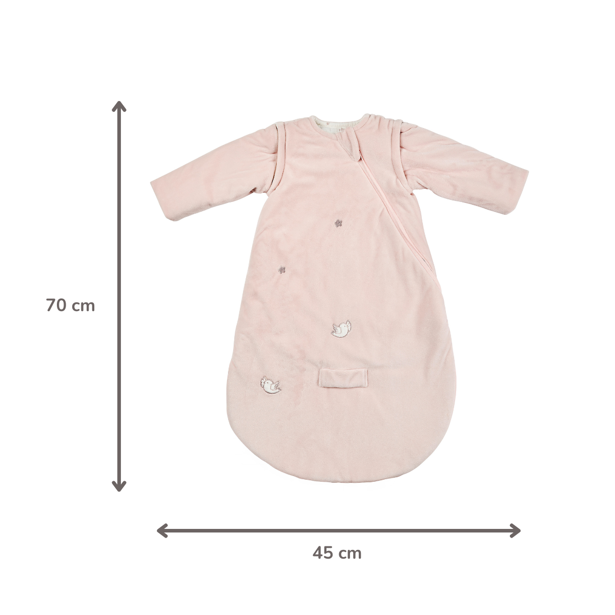 nattou-fanfan-babyschlafsack-70-cm-velours-rosa-tog-2-5 image 7
