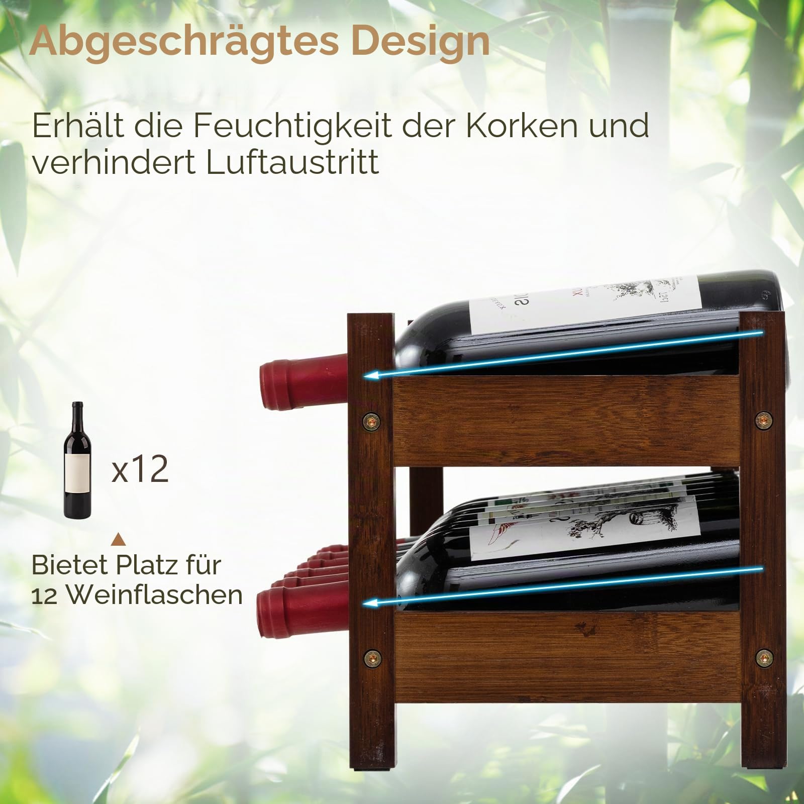 komfotteu-weinregal-f-r-12-flaschen-2-ebenen-aus-bambus-62x24x25-cm image 3