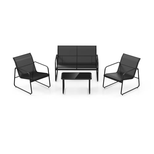 komfotteu-gartenm-bel-set-4-personen-textilene-mit-sofa-2-sesseln-und-couchtisch image 8