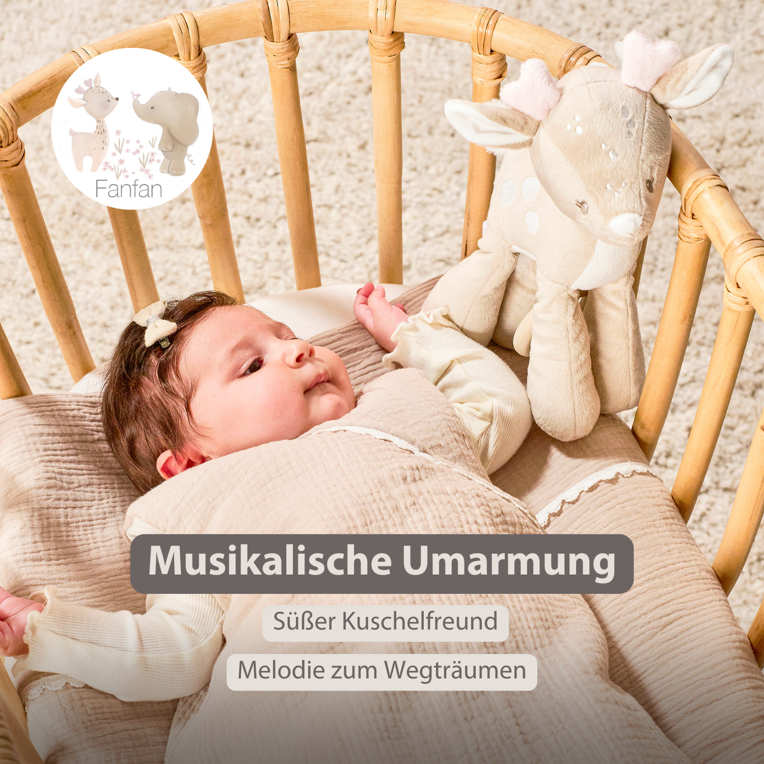 nattou-fanfan-musikalisches-pl-sch-reh-25-cm-beige image 2