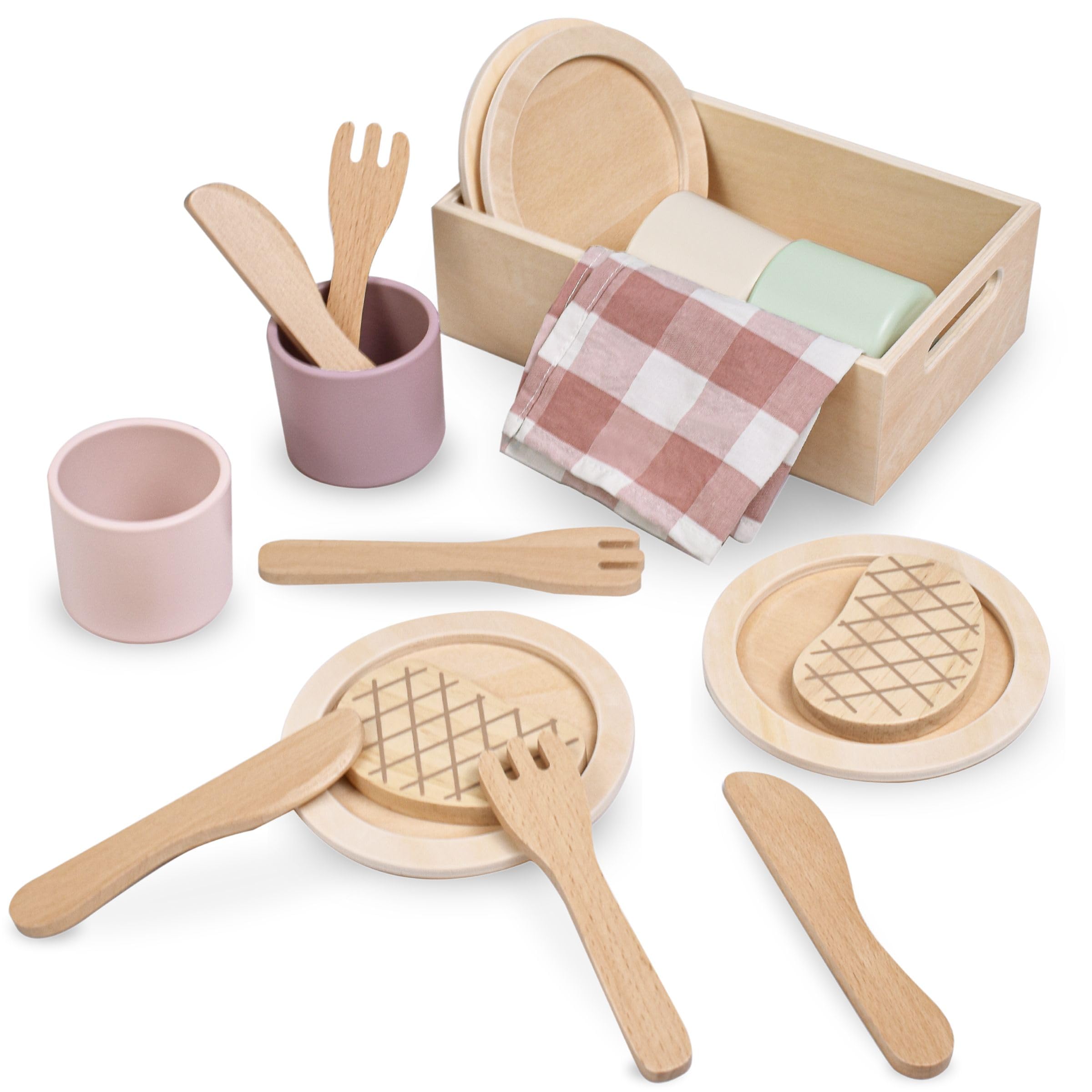 mamabrum-holz-dinner-set-geschirr-mit-untersetzer image 8