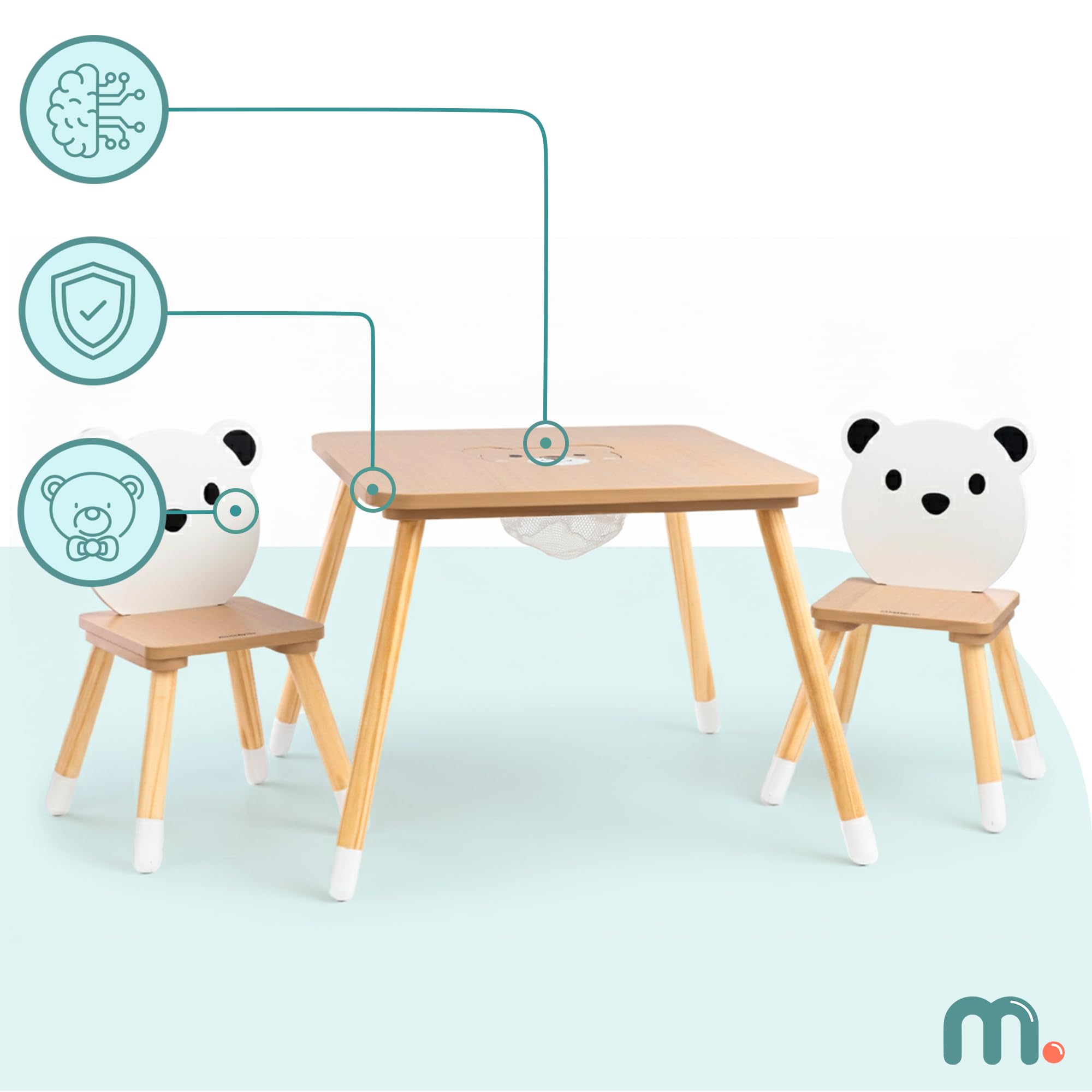 mamabrum-kindertisch-mit-aufbewahrung-und-2-b-renst-hlen-holz-spieltisch-set-67x image 2