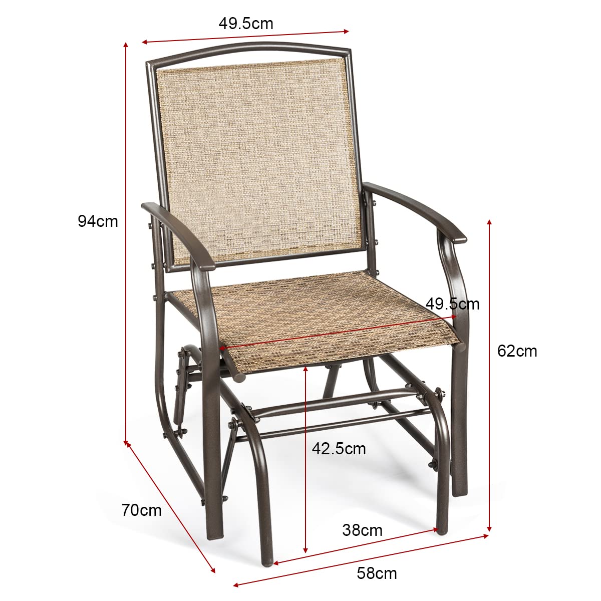 komfotteu-schaukelstuhl-2er-set-aus-metall-texteline-braun-bis-150-kg image 3