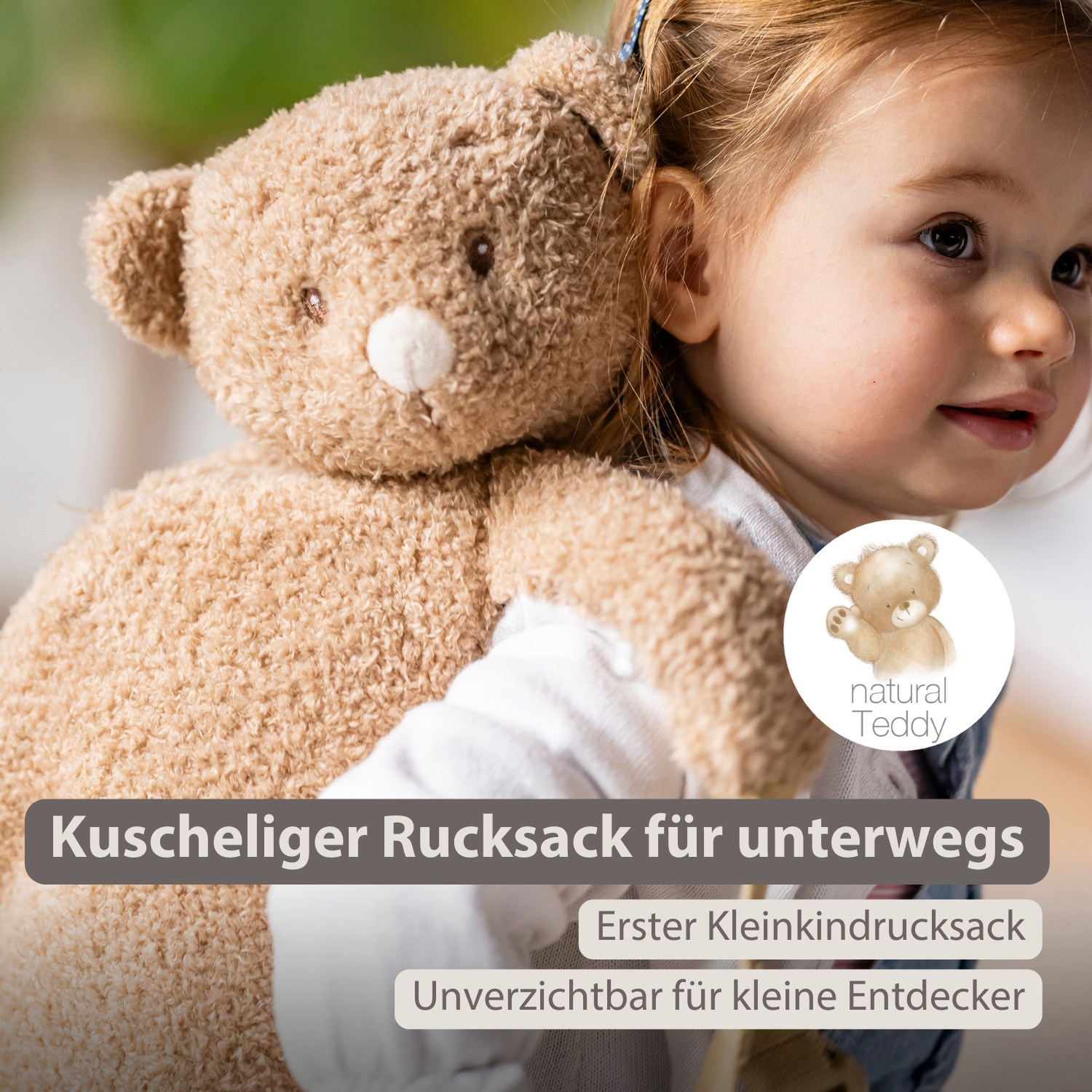 nattou-teddy-kuschel-rucksack-30-cm-kindergarten-rucksack-beige image 2