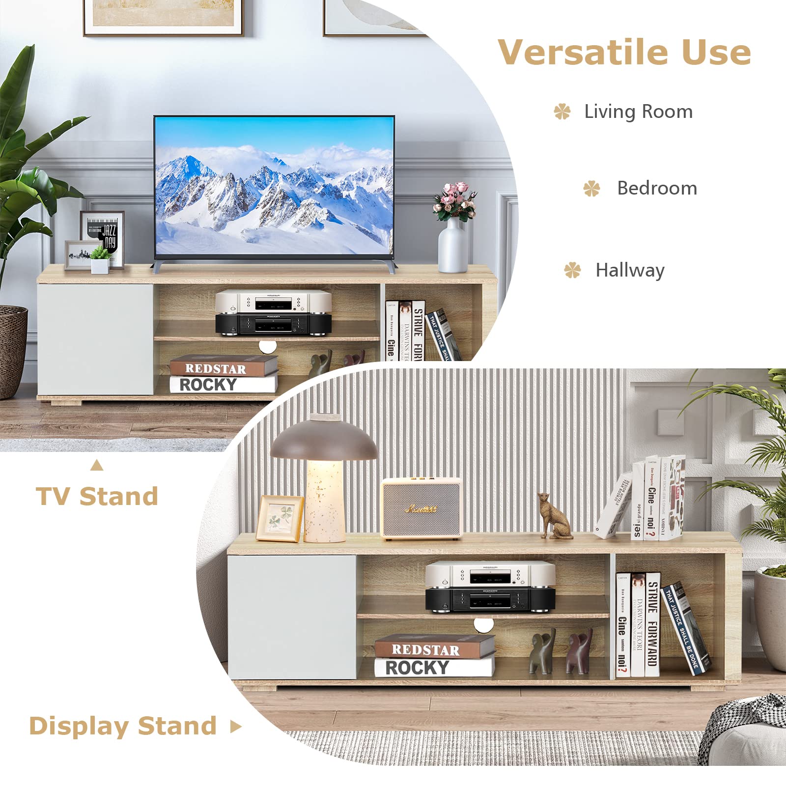 komfotteu-tv-lowboard-150-cm-f-r-55-zoll-natur-wei image 5