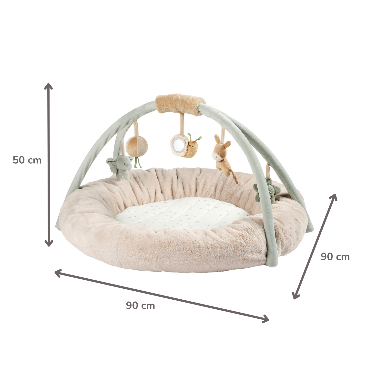 nattou-loulou-krabbeldecke-rund-90x90-cm-mit-bogen-gepolstert image 6