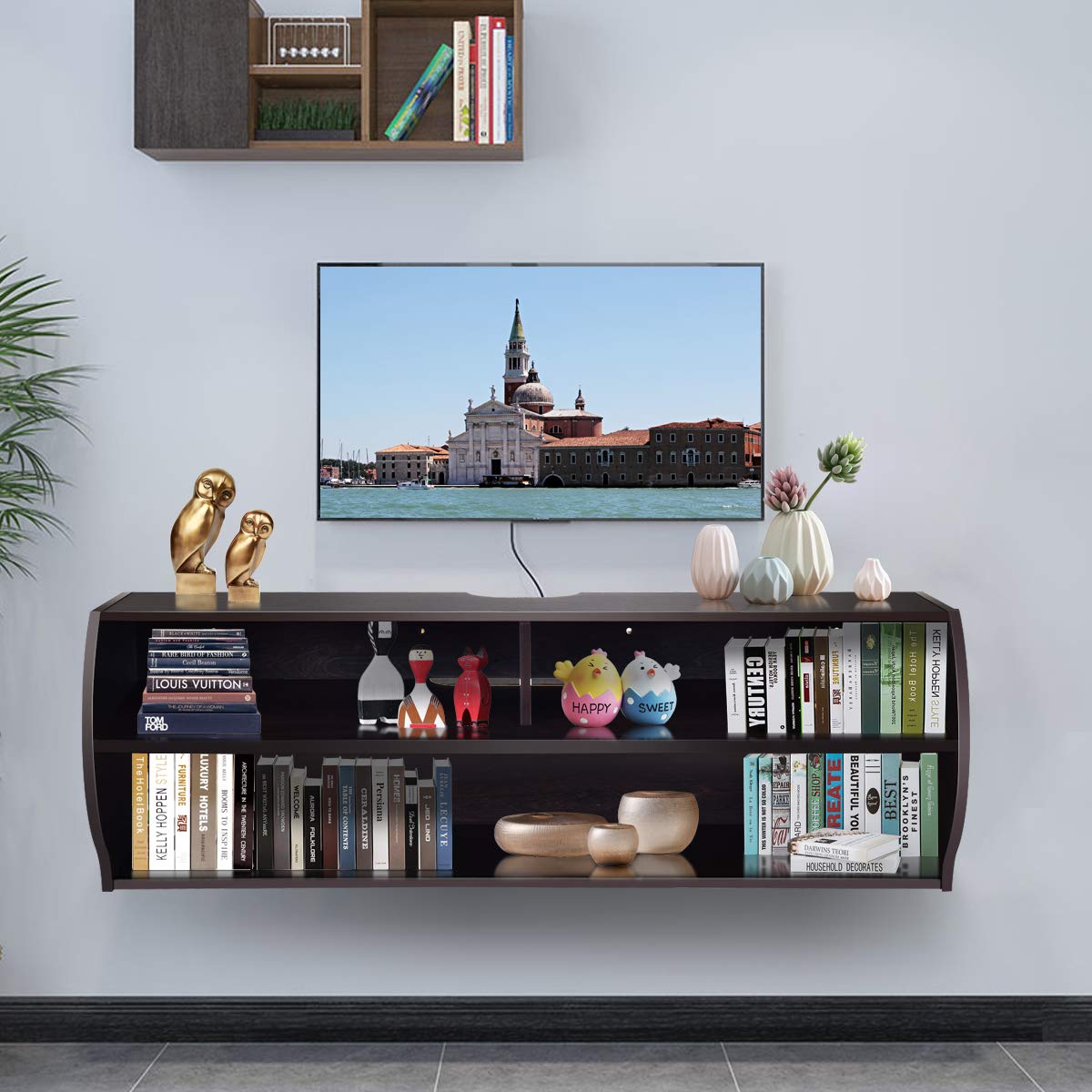 komfotteu-tv-schrank-wandmontiert-123x41x41-cm-dunkelbraun-h-nge-lowboard image 7