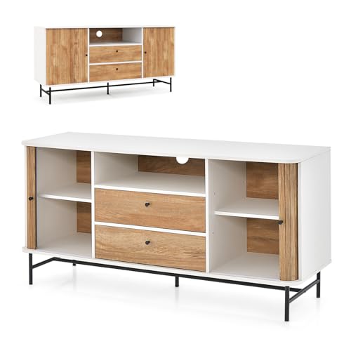 komfotteu-sideboard-150x45x74cm-mit-schiebet-ren-tv-bis-65-zoll image 8