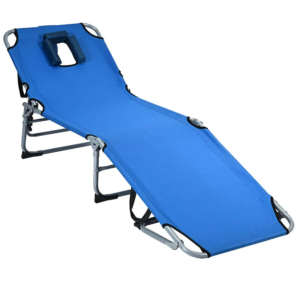 komfotteu-sonnenliege-mit-gesichts-ffnung-und-kissen-blau image 1