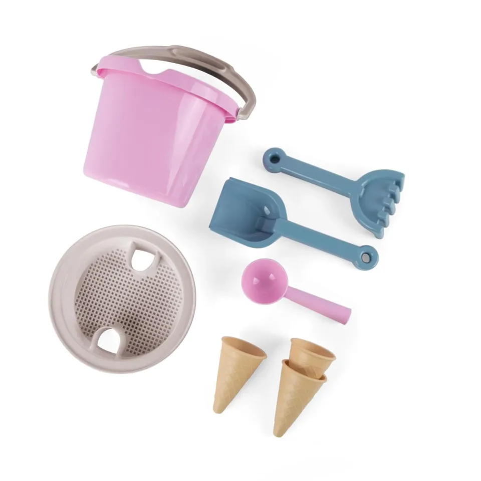 dantoy-eiscreme-kegel-eimer-set-4801-pink-outdoor image 1
