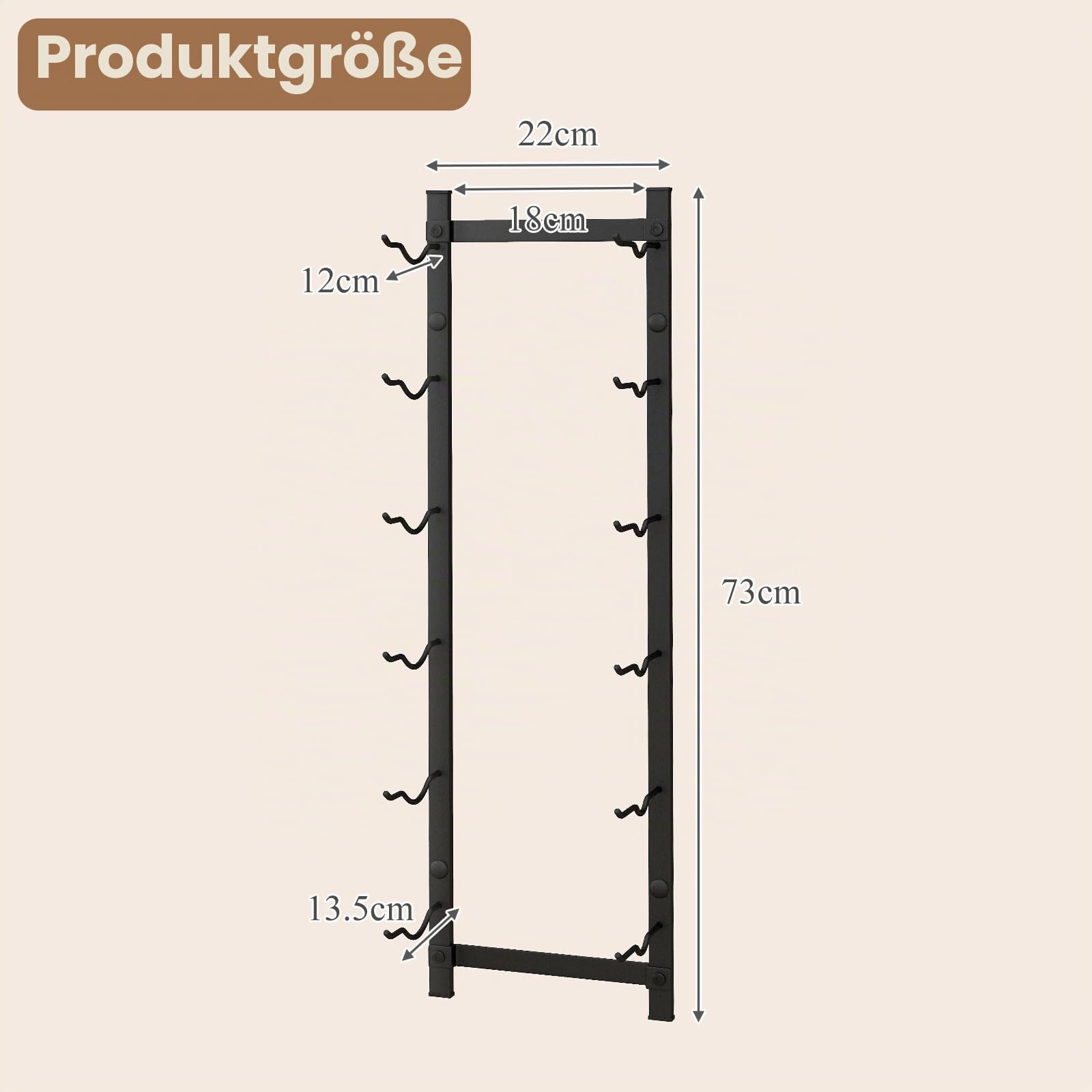 komfotteu-weinregal-wand-f-r-6-flaschen-metall-schwarz image 3
