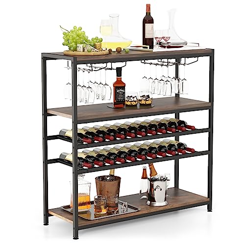 komfotteu-weinregal-f-r-22-flaschen-20-gl-ser-freistehend-metall-100-x-35-x-101- image 8